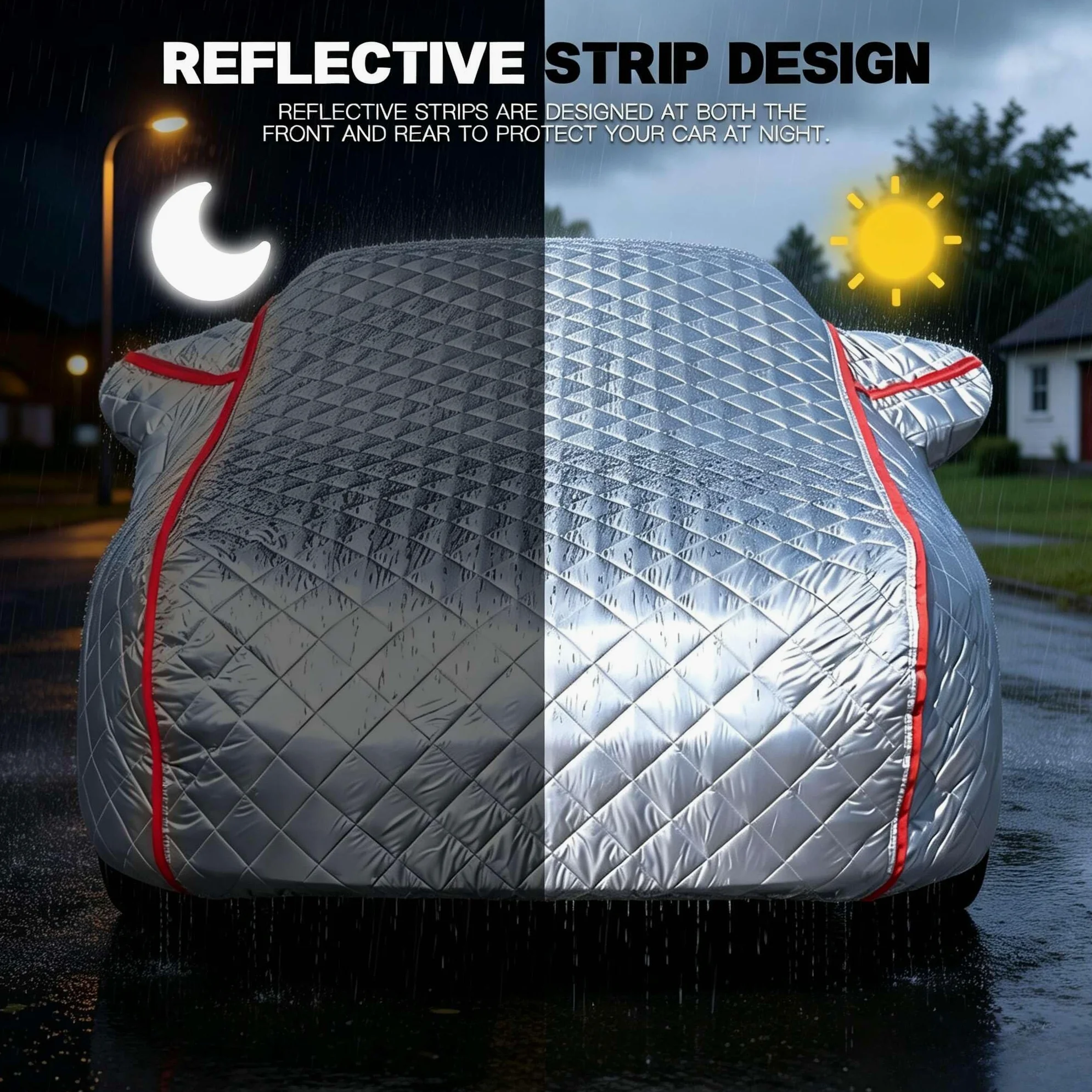 Funda Coche Antigranizo para Opel Cascada Cabriolet,Funda Coche Exterior,Engrosamiento ProteccióN contra Granizo,Impermeable Resistente UV Polvo Lluvia Nieve