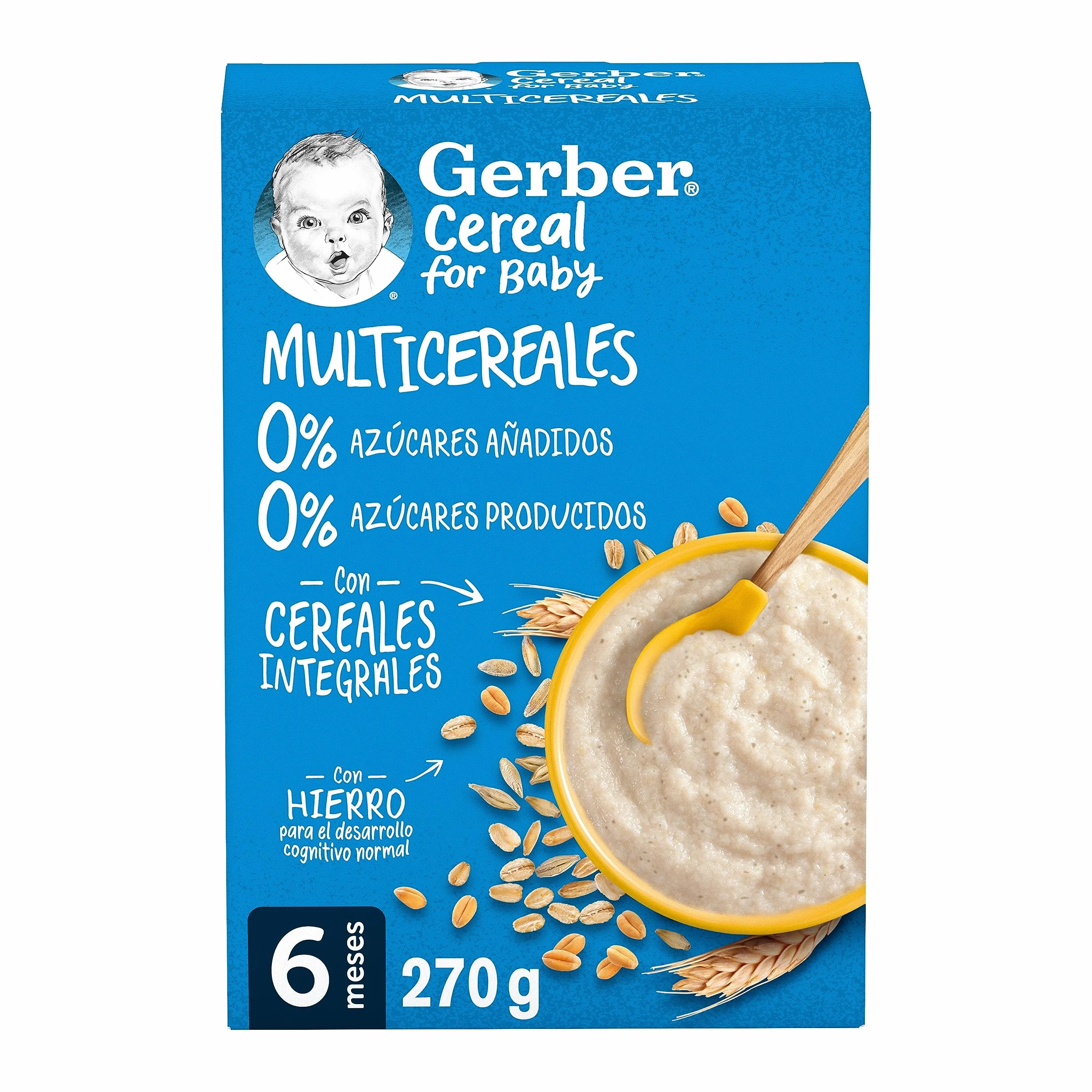 GERBER Papillas Multicereales 270 g