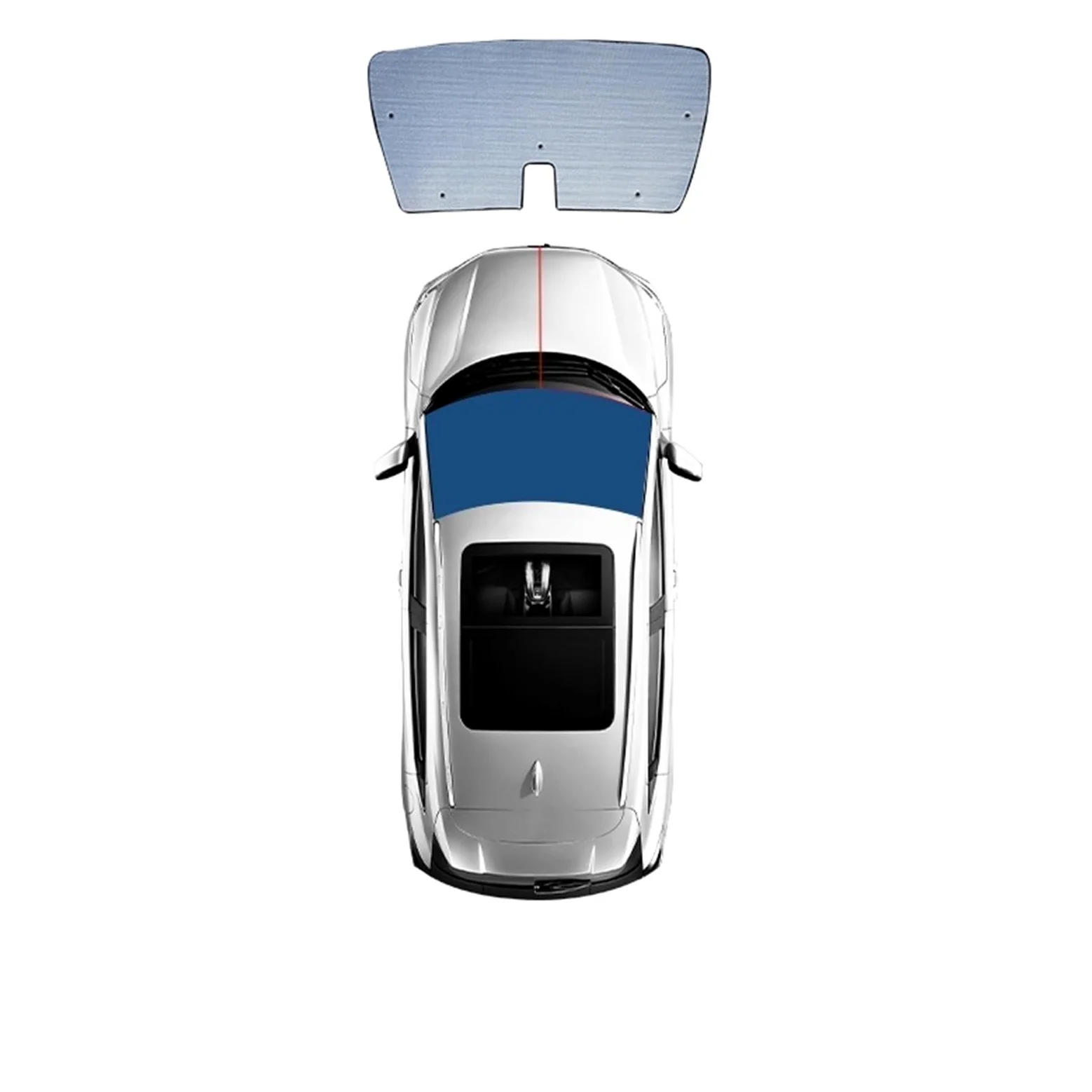 Protector Solar Coche para LYNK&CO 01 2021-2023, Protección UV Parasol Visera Cubierta Parabrisas Protección Privacidad Accesorios Automóvil Coche Parasol Parasol para Parabrisas Coche(Front 1pcs)