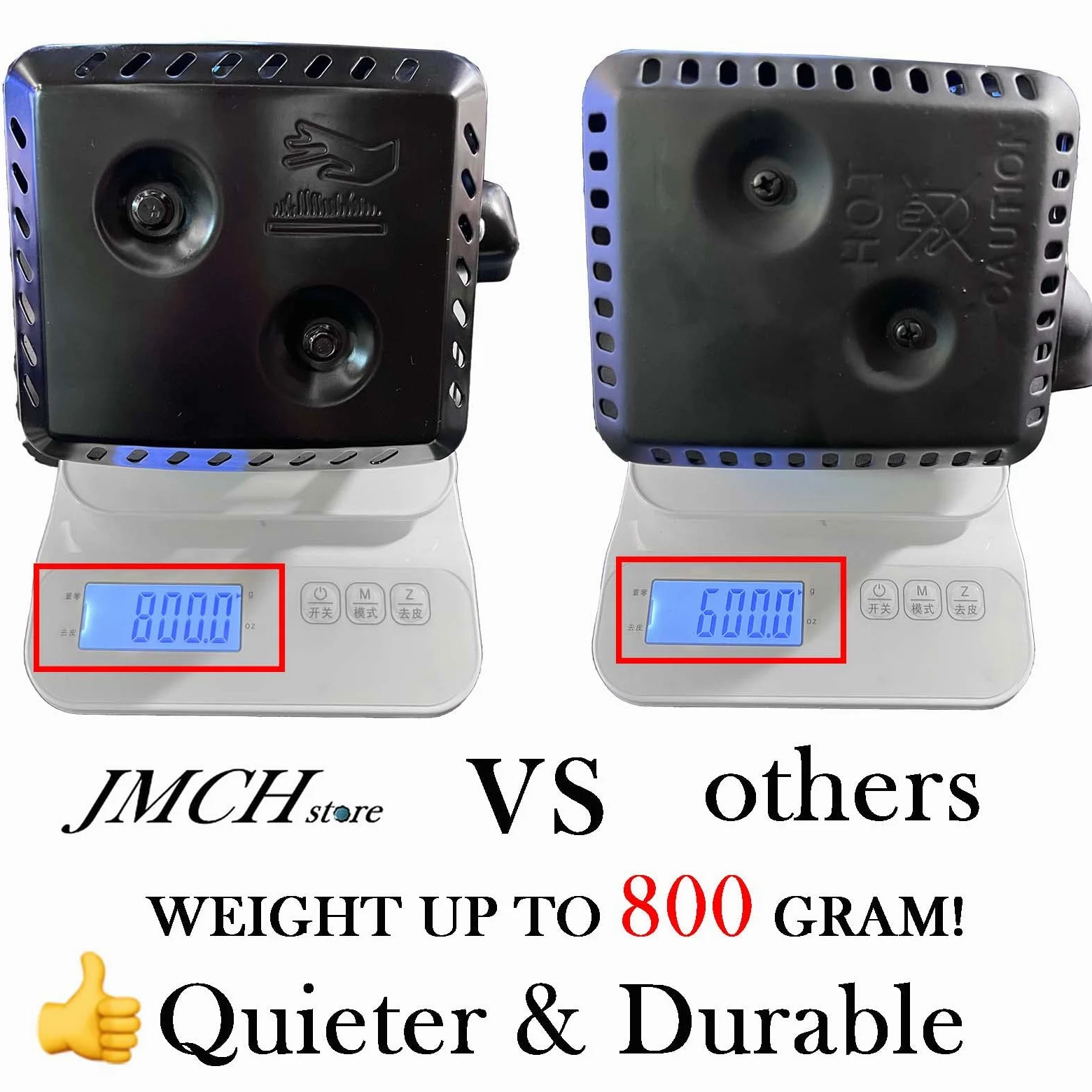 JMCHstore Silenciador de escape para Coleman CT200U BT200X KT196, silenciador para Baja MB165 MB200 Doodlebug Mini Bike, Axis M200, Mini Bikes 212CC, Hisun 196cc Engine, Go Karts