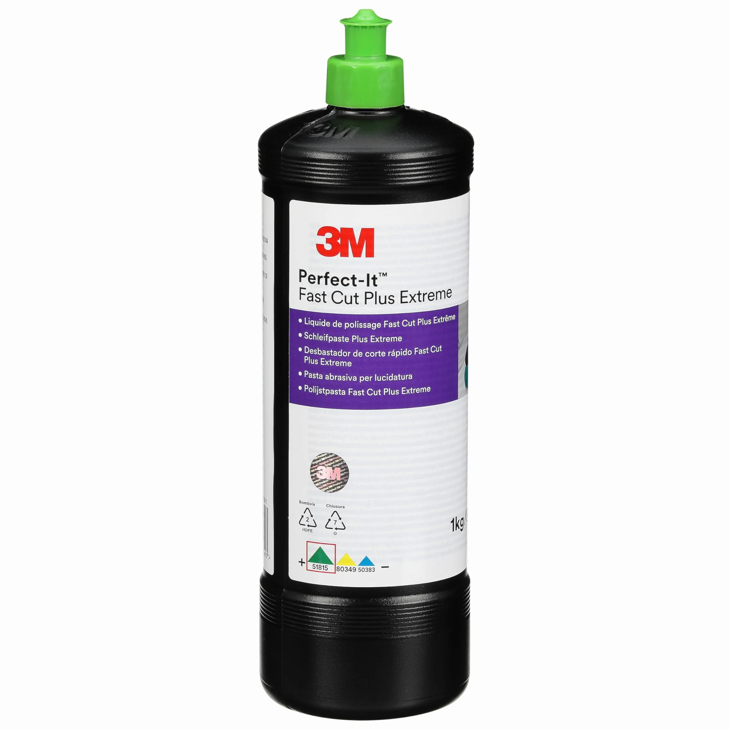 3M Perfect-it Fast Cut Plus Extreme 51815 - Para pulido y restauración de automóviles - Botella de 1 kg