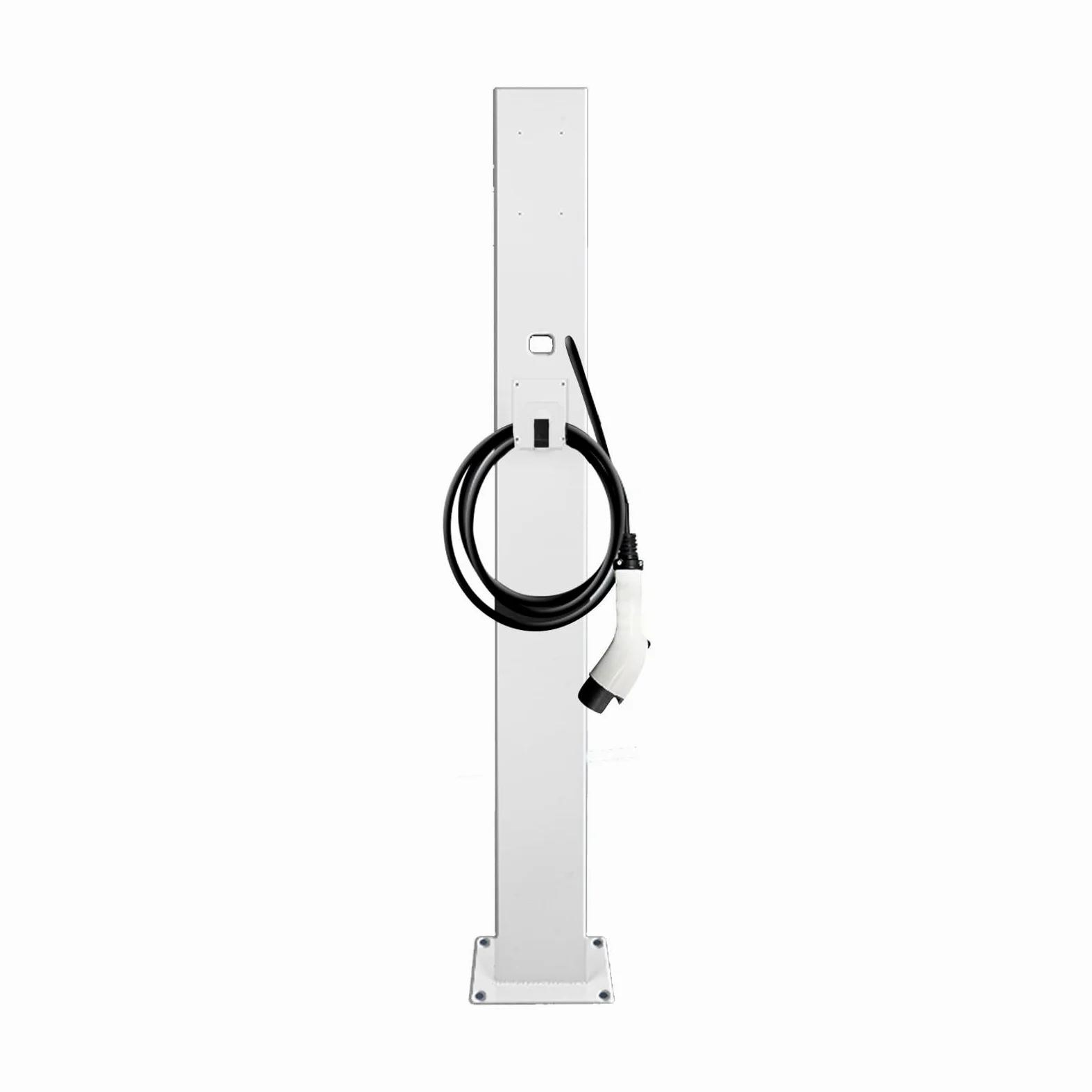 Genérico Estación de Carga para vehículos eléctricos al Aire Libre, Cargador de Pedestal para vehículos eléctricos, Soporte de Pared Universal, Soporte de Suelo, diseño Resistente a la Intemperie par