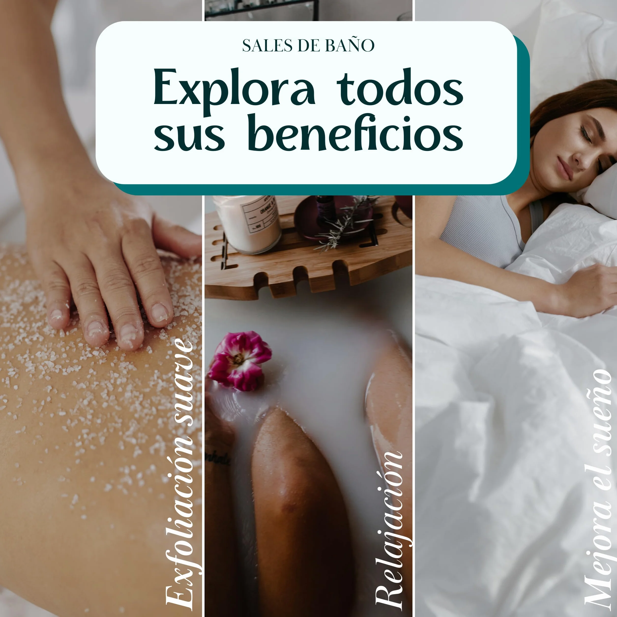 Magnesio para Baño y Pies Sales de Epsom 1kg Bienestar Relajación Muscular Revitalizante Sin Aditivos