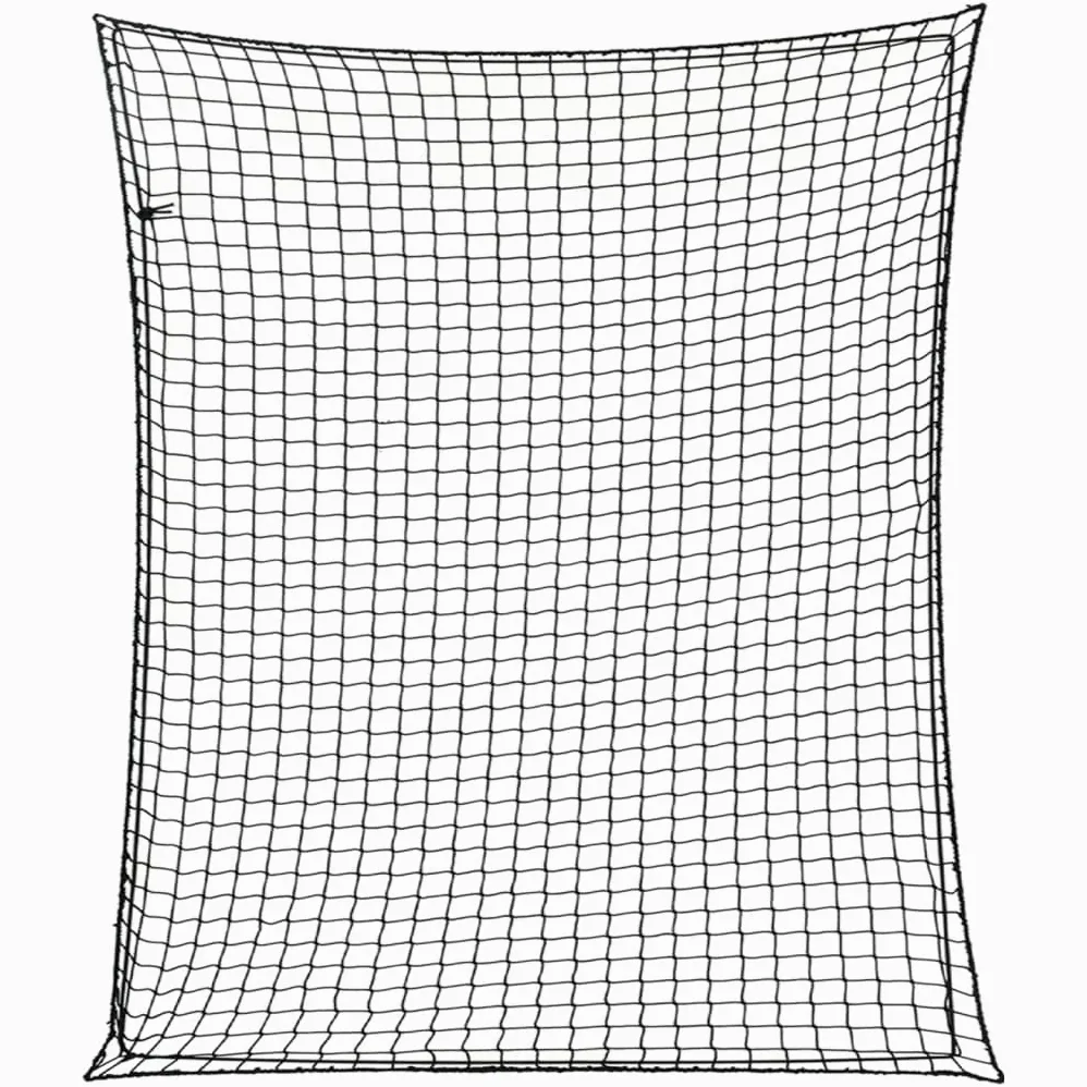 Red para remolque con cuerda de goma, color negro, de polipropileno resistente, 3,5 x 3 m, red universal de seguridad de carga para remolques, coches, SUV y transporte, elástica y resistente