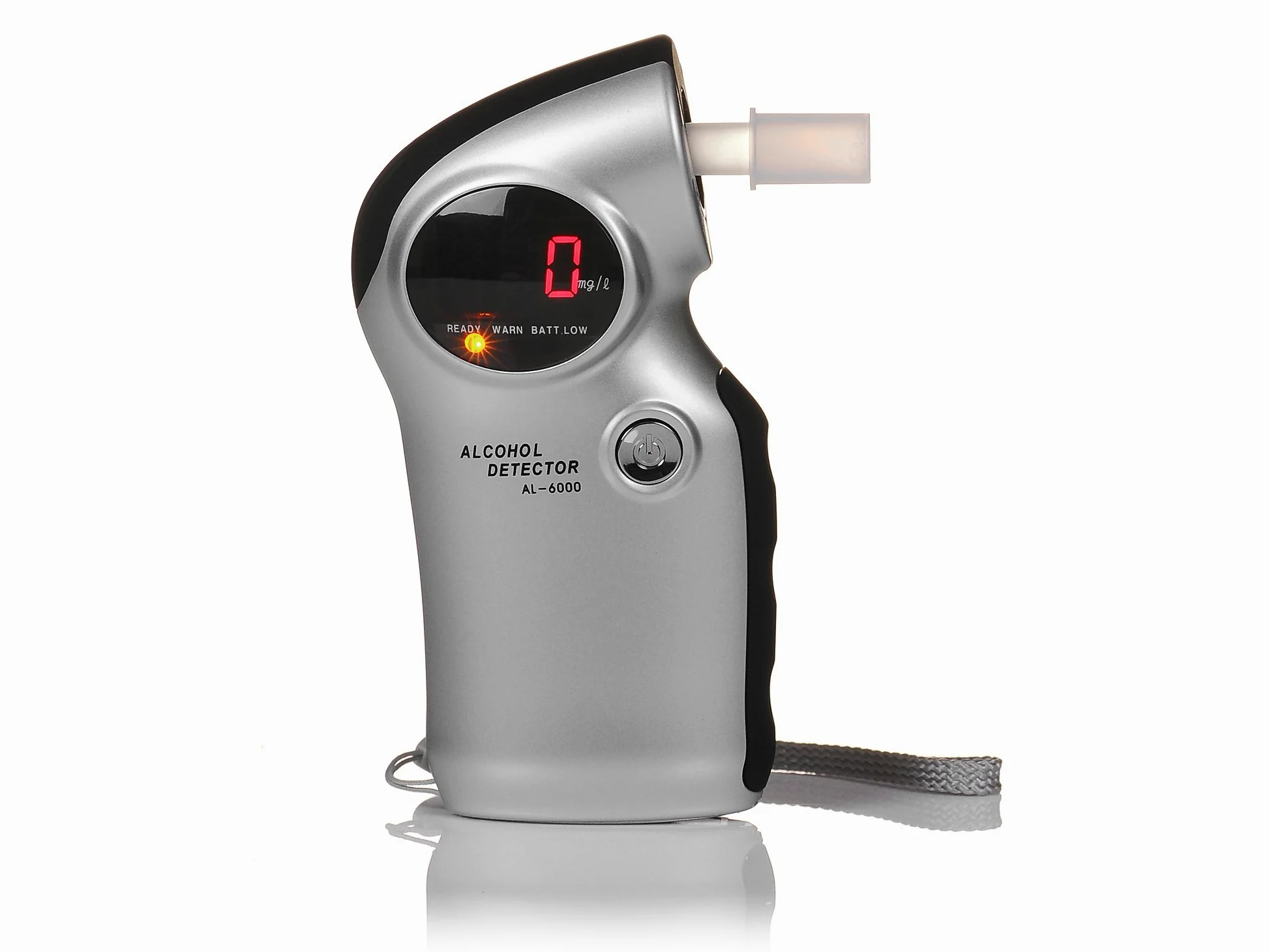 Alcoholímetro Digital Ace AL-6000 / Rango de medición: 0.00-4.00 Promille/Exactitud de la Medida: 0,01 promille/Sensor de semiconductor / 5 Boquillas Incluido ALKOMAT/Probador de Alcohol
