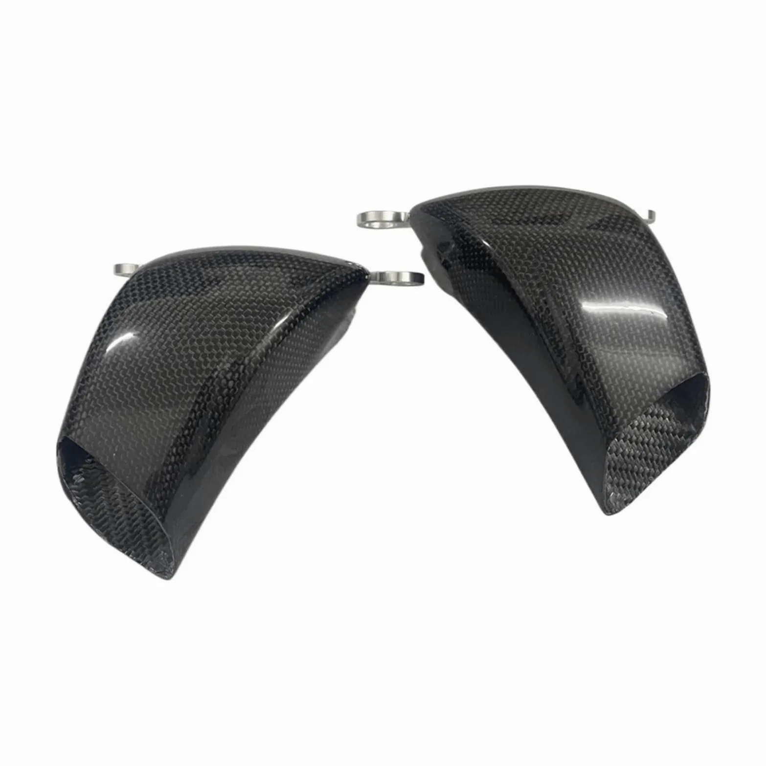 Conductos de refrigeración de aire de pinza Conductos de aire y cubierta del radiador de la pinza de la motocicleta compatibles con DUCATI PANIGALE V2 899 959 1199 1299 Hyper 950 Multistrada V4(Gloss)