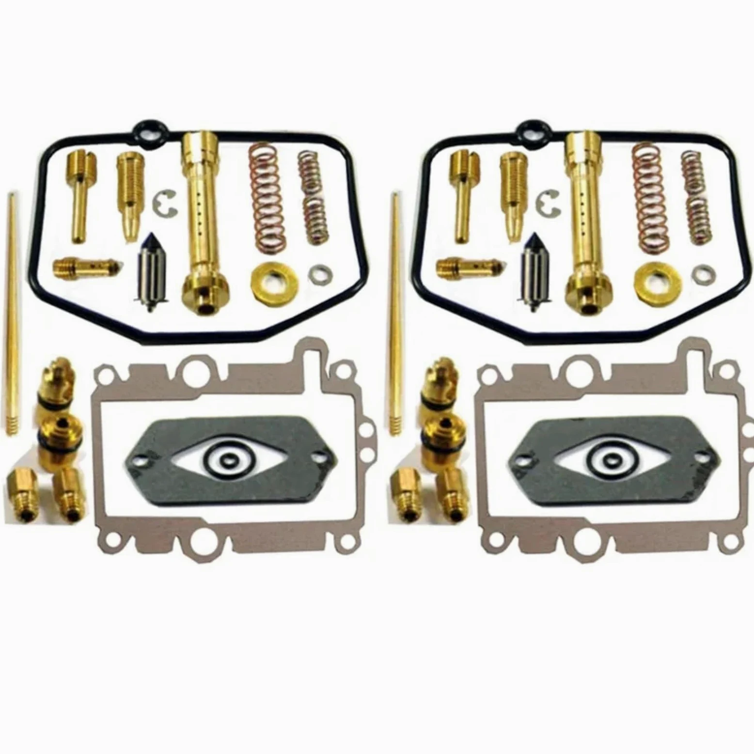 Kit Carburador Repuesto Kit Reparación Carburador Motocicleta Para Yamaha Para TDR250 2YK 1988-1990 Junta De Válvula De Aguja Juego De Reparación De Carburador Piezas De Repuesto(C Style)