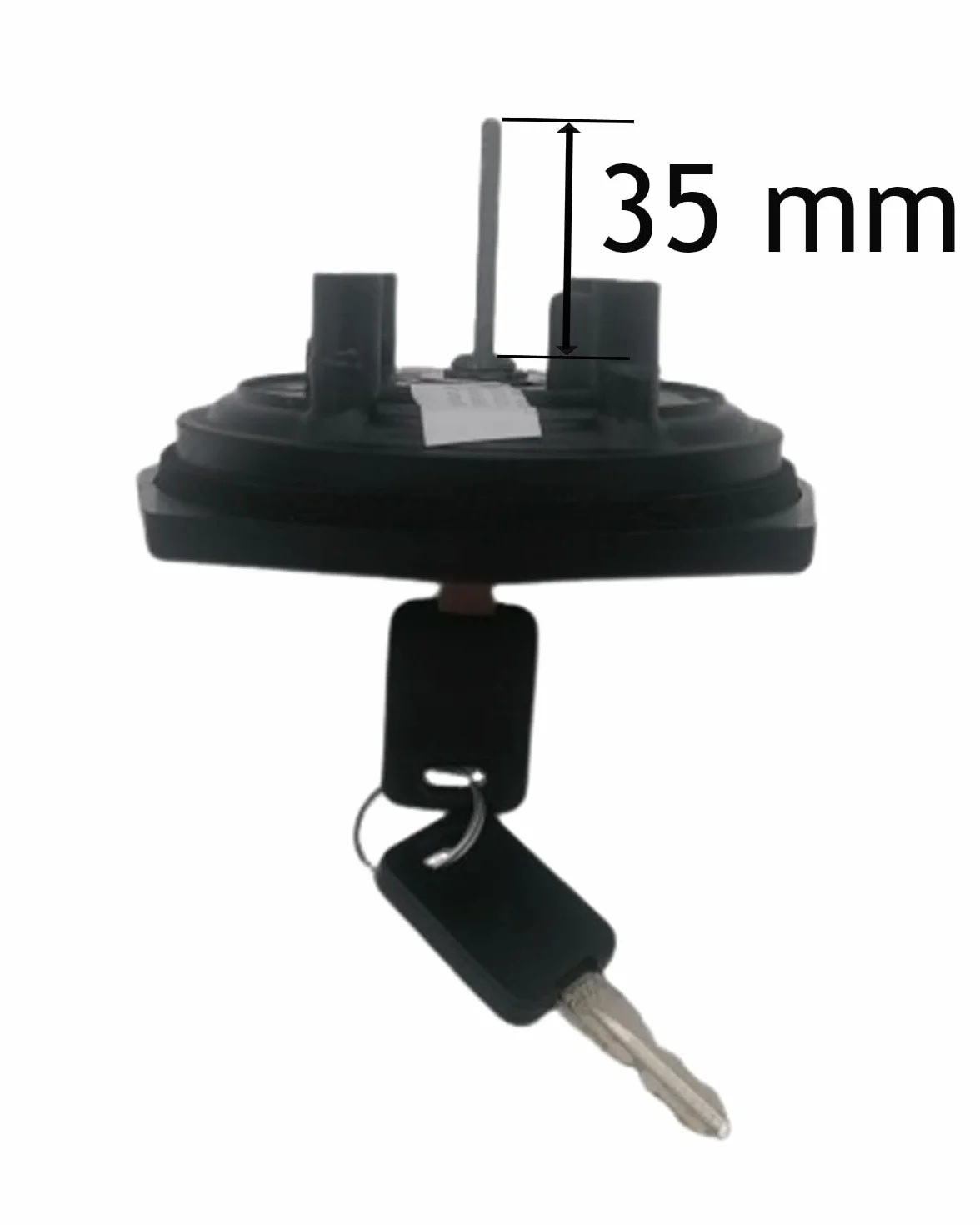 CR-MOESANCO® Cerradura 1033 FAP Exterior Puerta Caravana con Llaves – Negra Ambidiestra