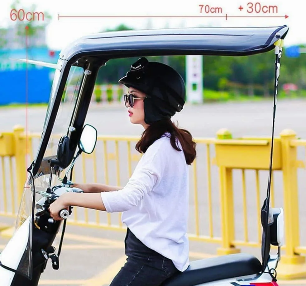 Funda impermeable para scooter de movilidad para todo tipo de clima con tiras reflectantes, protector universal para silla de ruedas eléctrica con bolsillo de almacenamiento