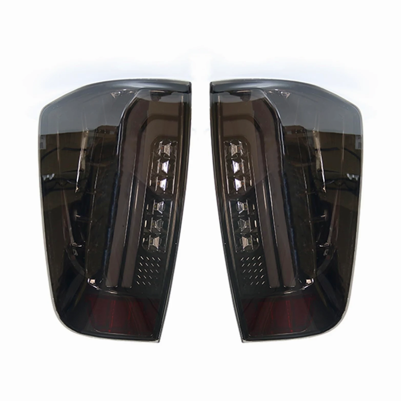Luz Trasera Par de Luces traseras LED Izquierda y Derecha para Nissan para Navara Np300 2015 2016 2017 2018-2021 Luz Trasera de Freno Lámpara de automóvil Pilotos Traseros
