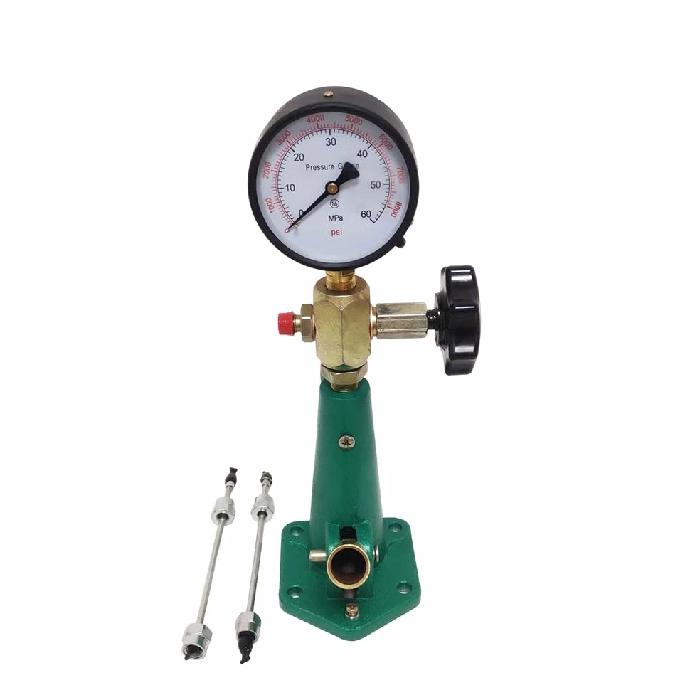 Comprobador de Inyectores S80H, Comprobador de Inyectores de Bomba de Aceite, Calibrador de Inyectores Common Rail, Manómetro de 0 A 60 MPA