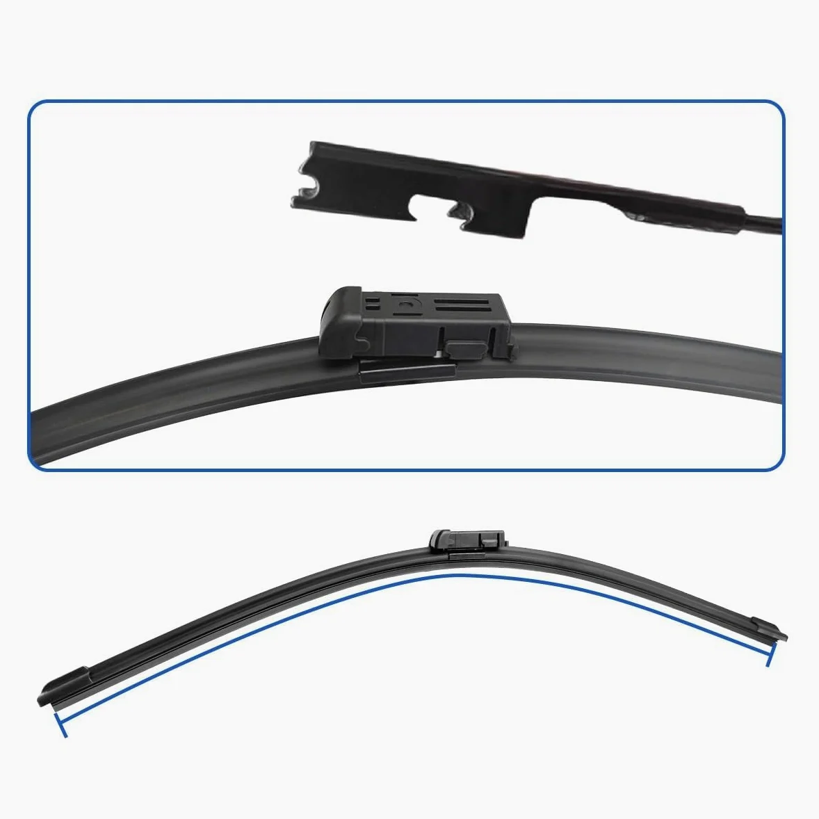 Coche Escobilla Limpiaparabrisas Frontal Piezas Para VW Transporter Caravelle Multivan T5 2006-2013,Escobillas limpiaparabrisas delanteras Cepillos Accesorios