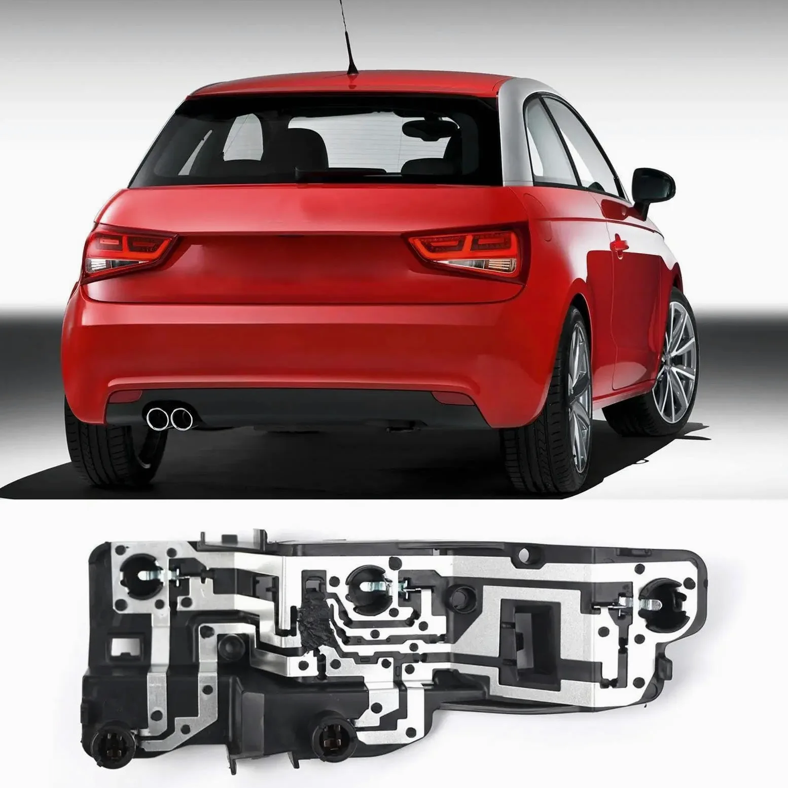Luz trasera del coche Portalámparas Para Luces Traseras 8x0945093D 8x0945257A Soporte De Repuesto Para Luces Traseras Para A1 2010-2018