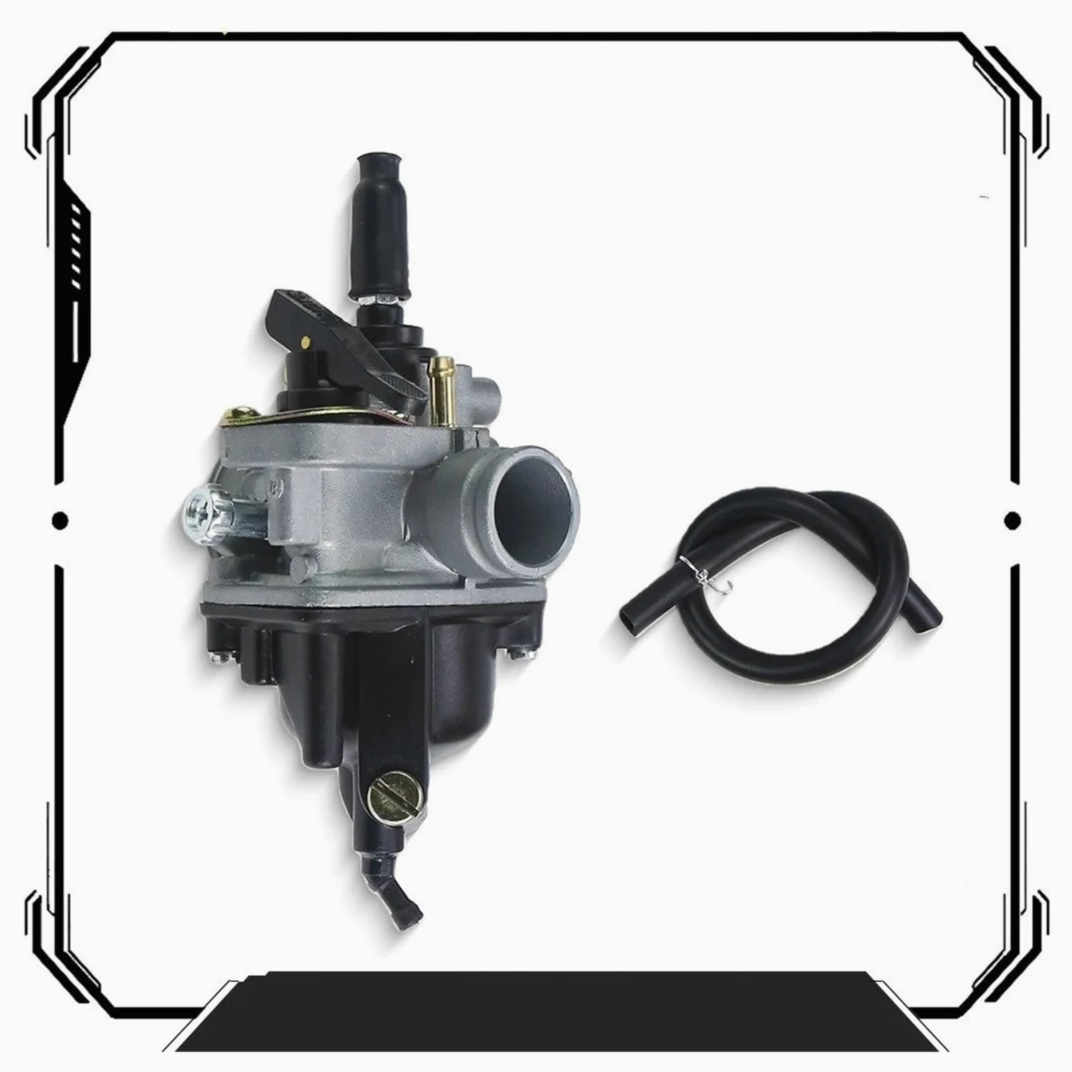 Motosierra Carburador Carburador Motocicleta 175mm Para Dellorto Para PHVA17 Para PHVA Para Tomos A55 50cc 80cc Para MBK Para Booster 2 Tiempos Dirt Pit Bike