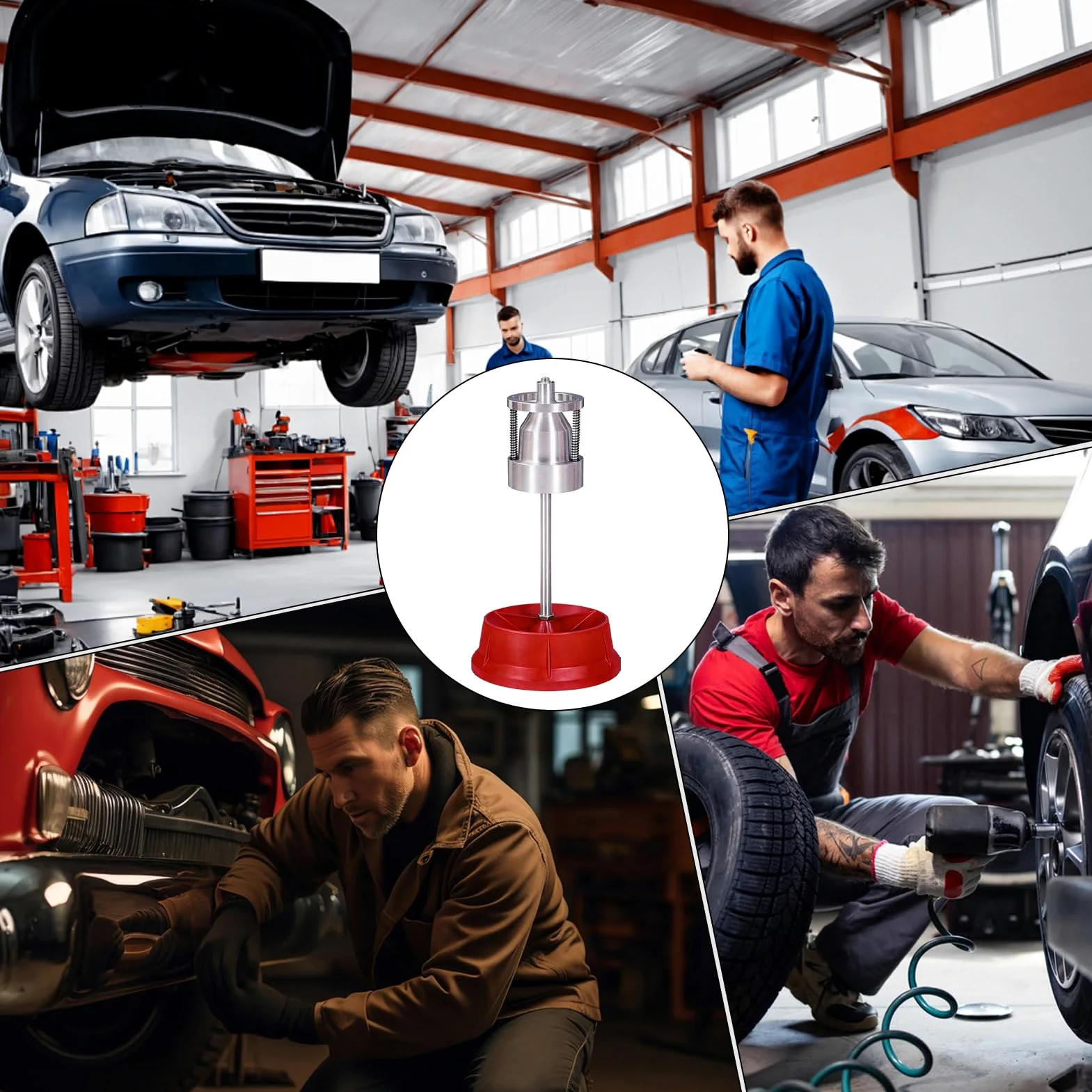 Equilibrador De Ruedas Manual Asistente para Reparar Y Cambiar Neumáticos | Máquina Para Equilibrar Ruedas Con Nivel De Para Coches, Sedanes, Camiones, SUV, Monovolúmenes Y Pickups