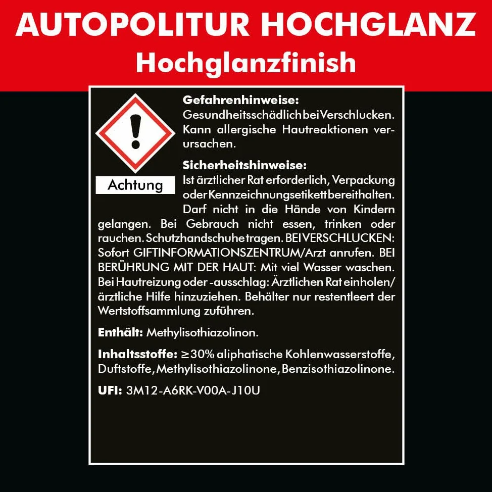 Brillante Acabado 4 x 500 ml (7369) – -- Auto abrillantador carnaub awachs Wax brillante abrillantador Auto abrillantador brillante acabado – de Original brestol