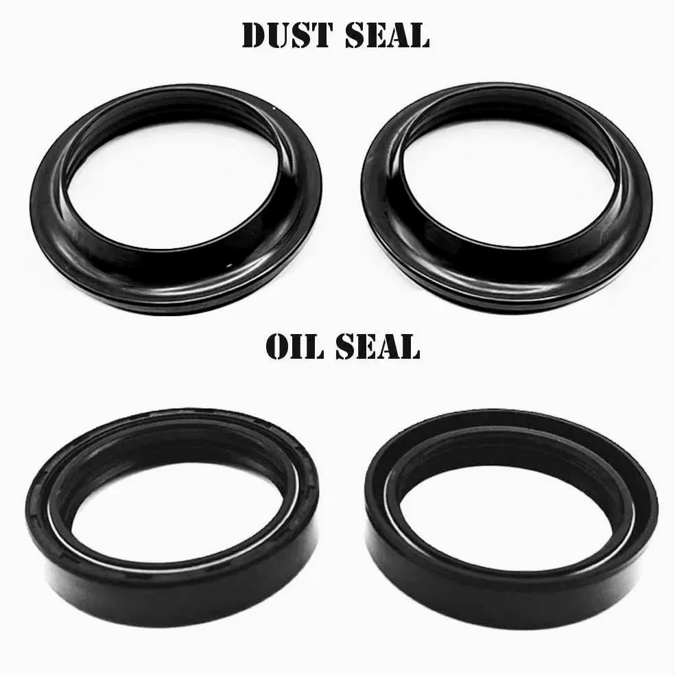 Para Suzuki GSF 400 600 650N 650S Para Bandit AN650 Para Burgman SV650 GSX600F Retén Aceite Y Antipolvo Horquilla Delantera(4 Set)