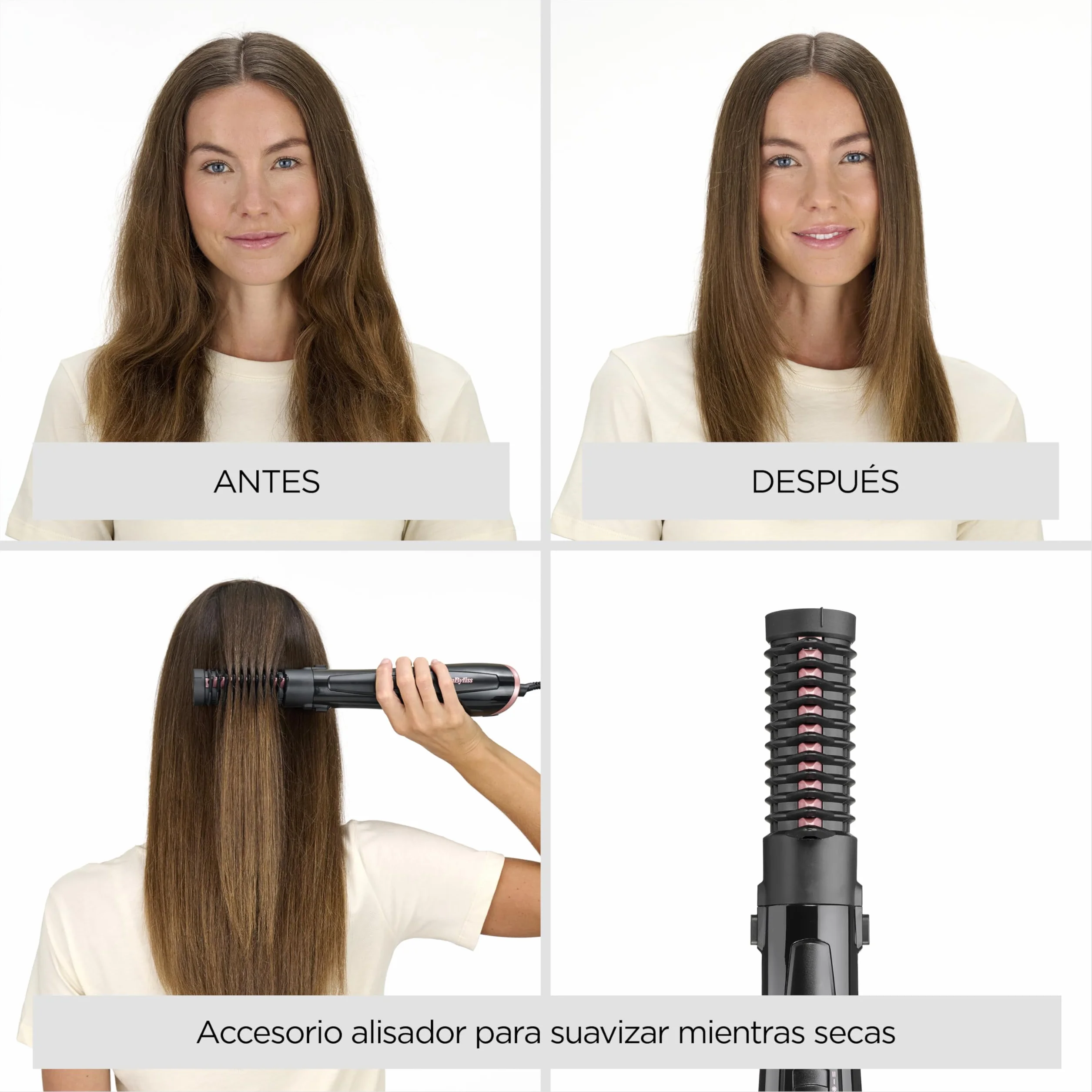 BaByliss Perfect Finish AS126E Cepillo de aire secador moldeador iónico