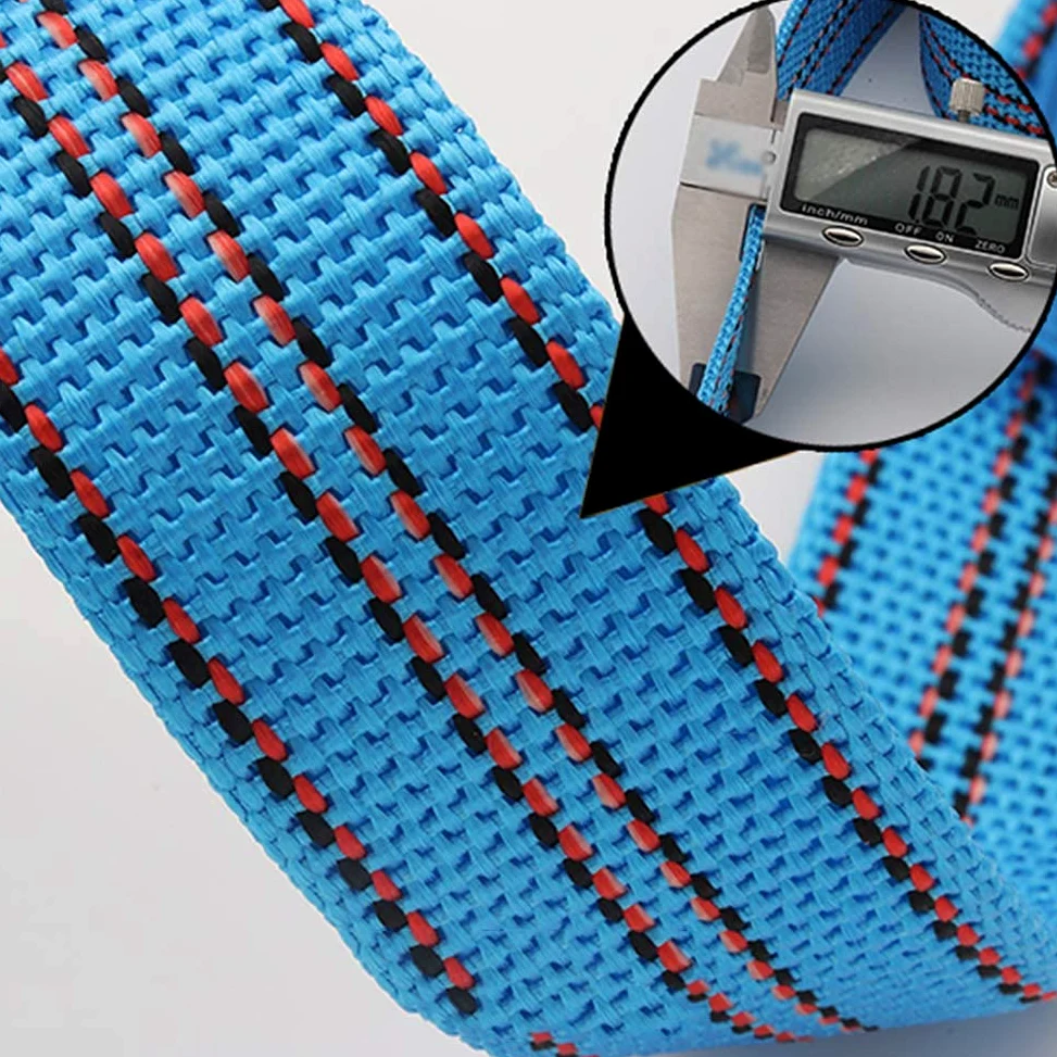Tensor de la correa de la cuerda de unión 38 mm Azul Sin gancho Car Cargo Equipaje La longitud de la cuerda de amarre es de 2-20 M (Tamaño: 38 mm * 3 M) Correas de amarre Trinquete Asegurando las co
