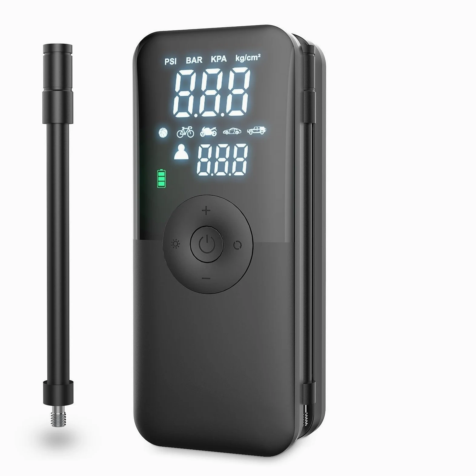 Compresores de aire portátiles Bomba de aire portátil de 150PSI para neumáticos de automóvil, inflador de neumáticos con batería de 5600mAh, compresor inalámbrico para inflar Inflador Ruedas Coche
