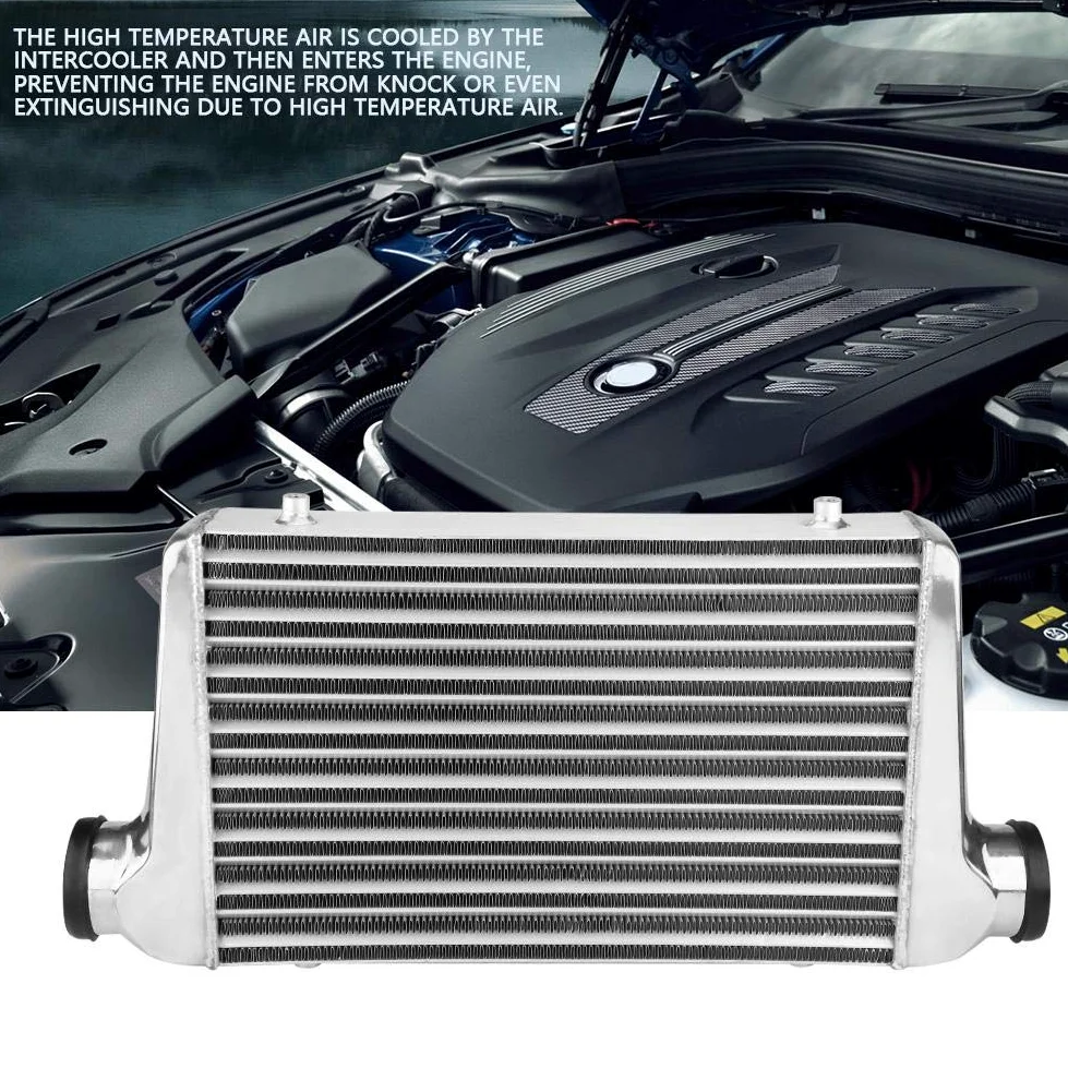 Kit de Intercooler Montaje Frontal, Aluminio, Equipos de refrigeracin Turbo del Motor del Coche Ventiladores y Kits Ventiladores y Kits