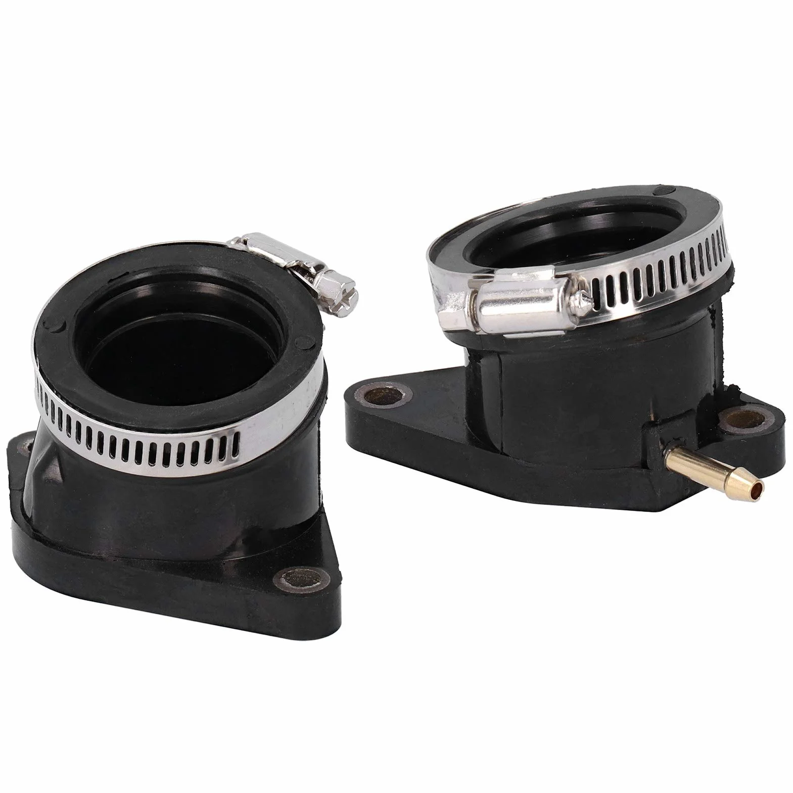 Botas de colector de admisión de carburador, 5LP ‑ 13586‑01‑00 Conector de colector de admisión de carburador de 2 piezas apto para Yamaha Raptor 660 660r 2001‑2005