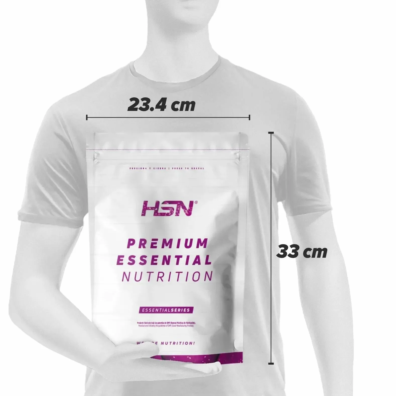 HSN Hierba de Cebada en Polvo 500g 100% Pura Natural Sin Añadidos No-GMO Vegano Sin Gluten