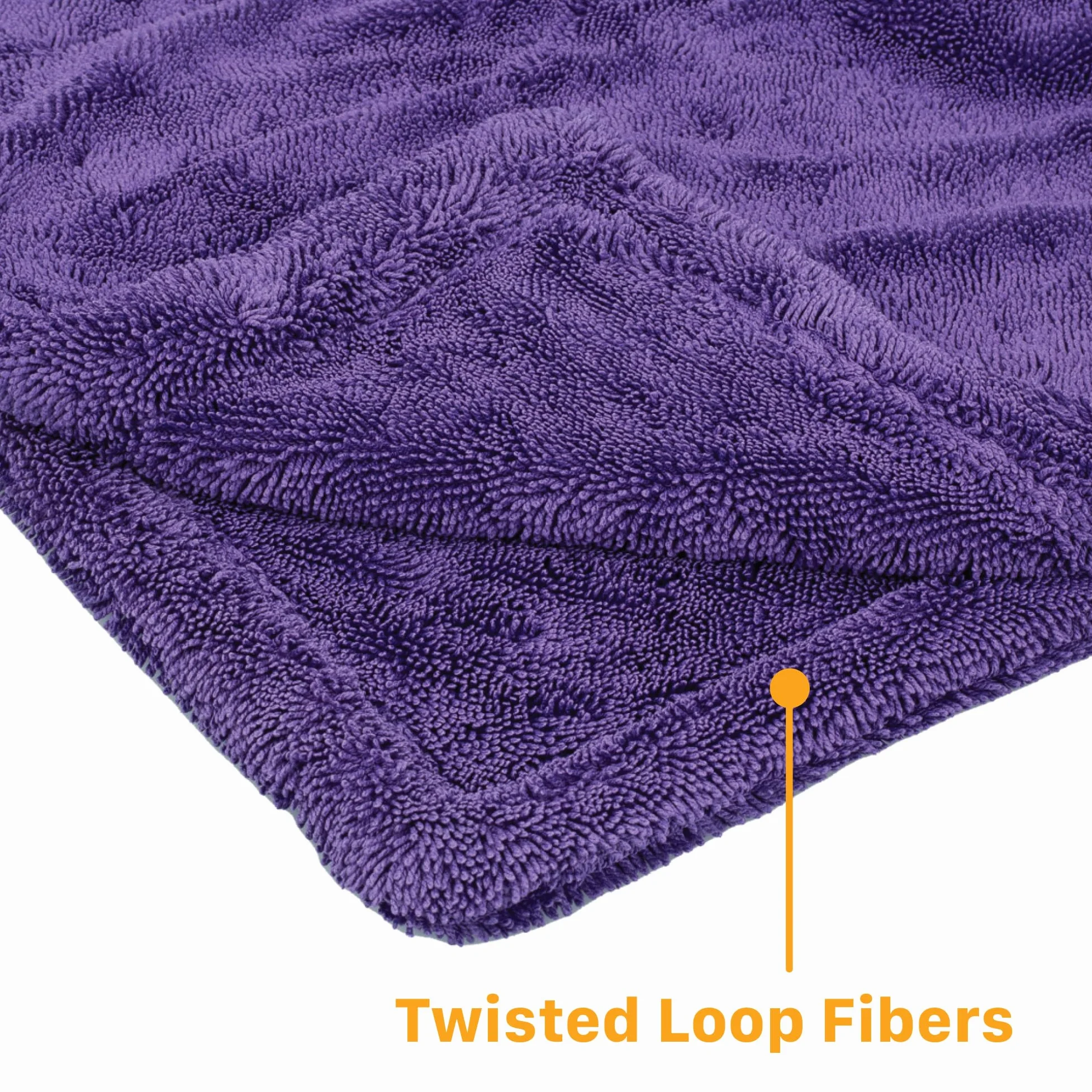 Maxshine ShineMaster - Toalla de Secado para Coche (Microfibra, 60 x 90 cm, Grosor 1200 g/m²), Color Morado