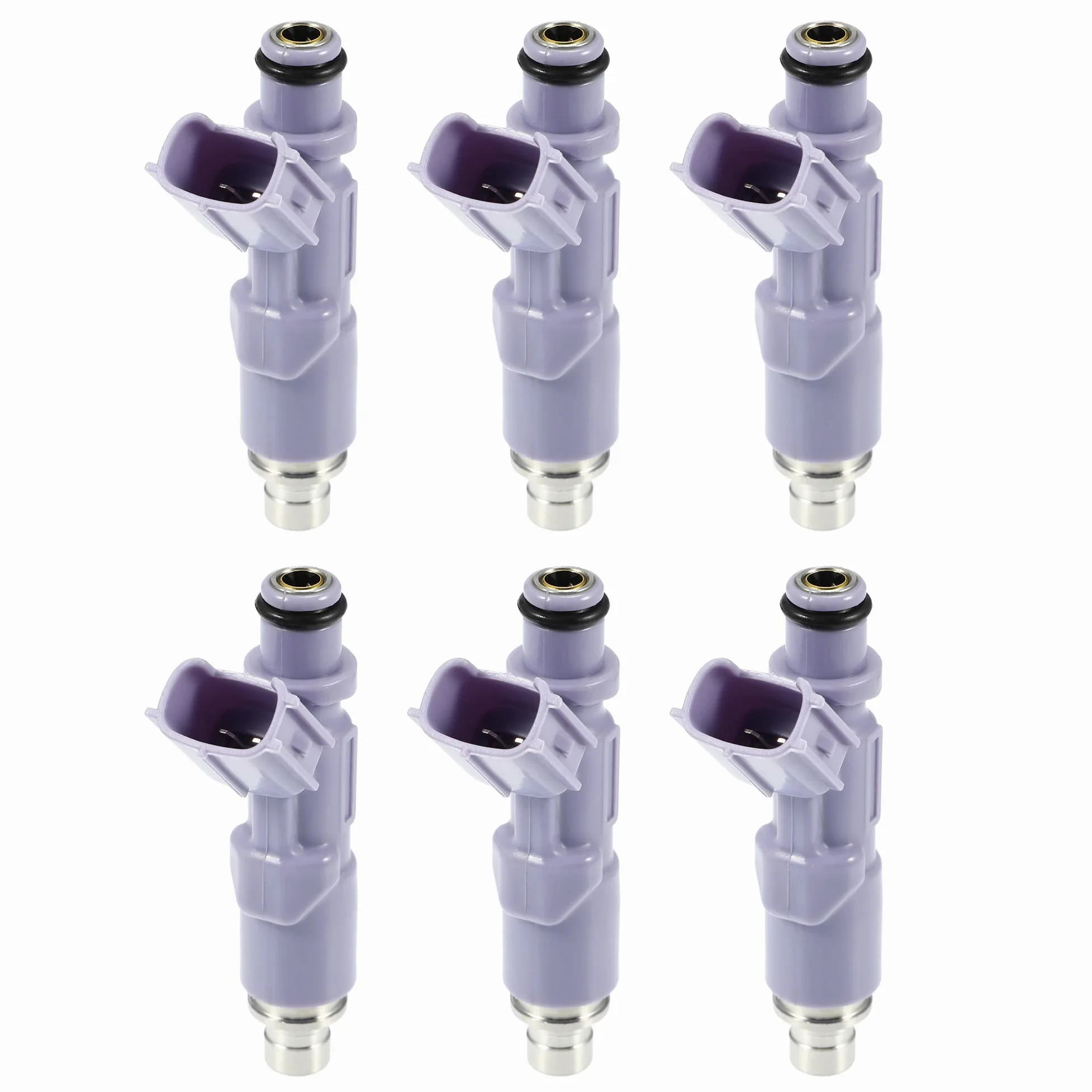 A ABSOPRO Inyector Boquilla Combustible Para Lexus Is200 99-05 6 Piezas | Metal, Plástico, 7.4X3.4X1.9Cm, 12V, Oe:23250-70120,23209-70120, Para Lexus Es300 99-05, Gx470 05-09, Lx470 07