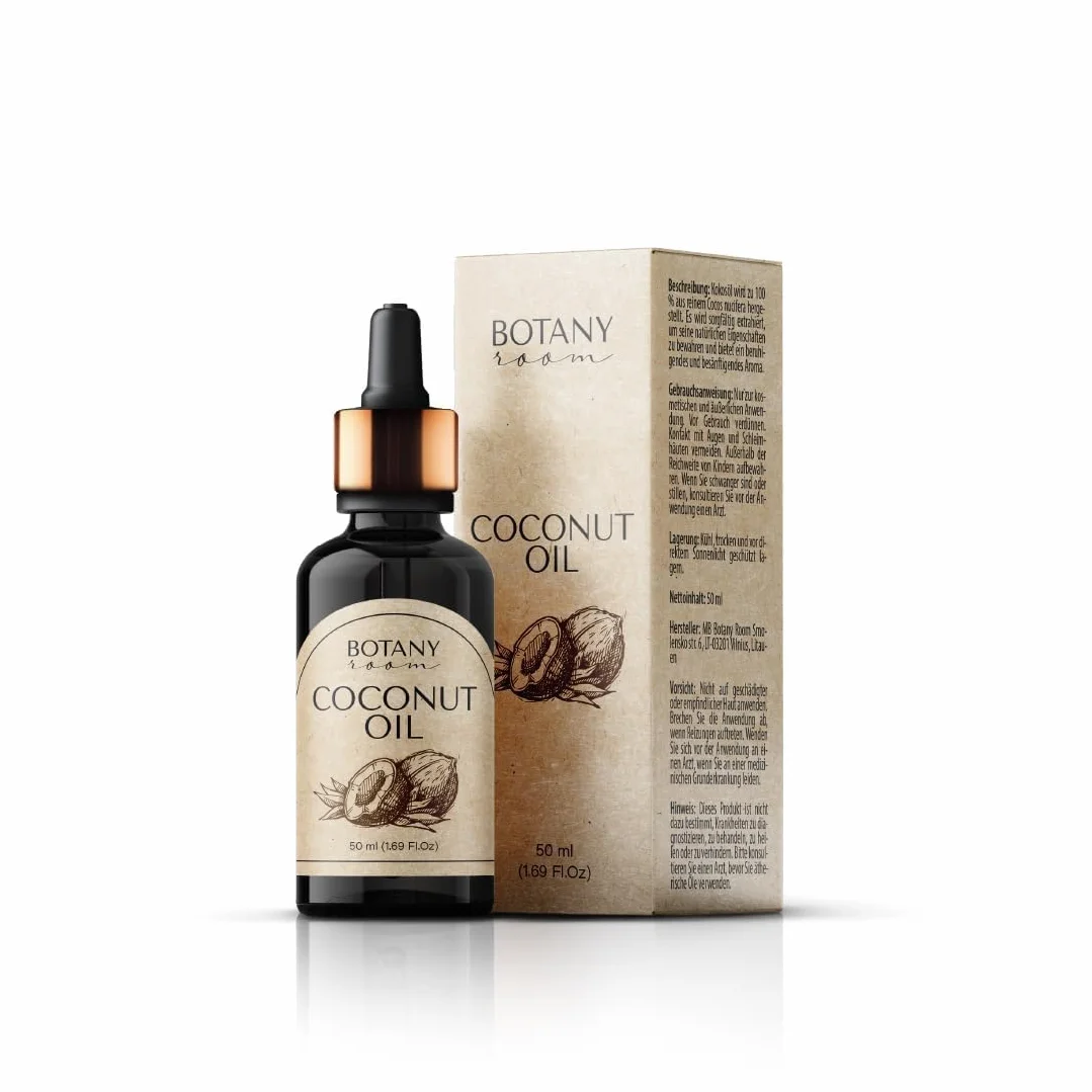 Aceite de Coco Orgánico Hidratante Natural para Cabello Sano y Piel Radiante