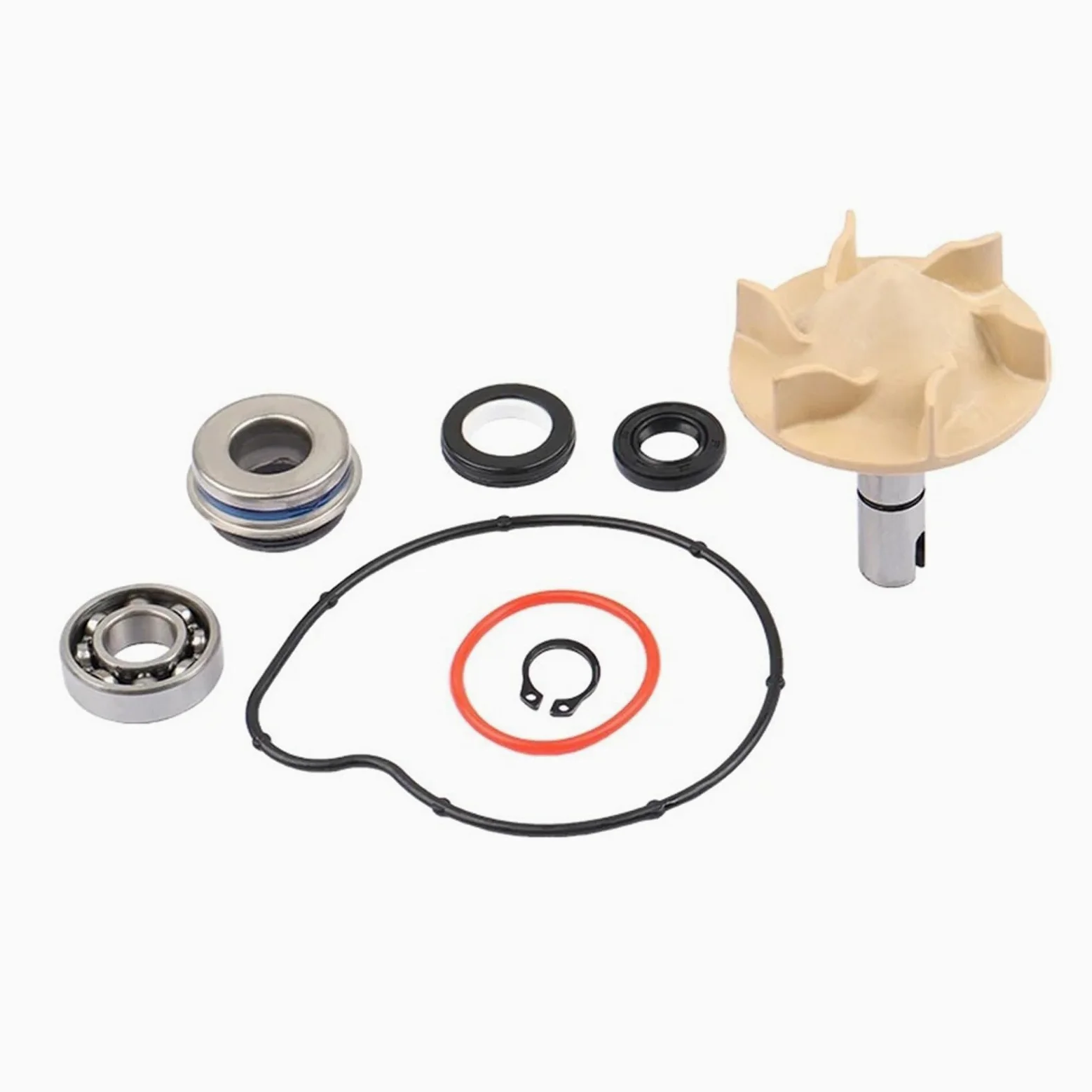 Retenes De Bomba Agua Para Motocicleta Conjunto de Compatible con Yamaha TMAX500 TMAX530 TMAX560 FZ6R, eje impulsor, rodamiento de bolas, Kit de reparación de bomba de agua para motocicleta