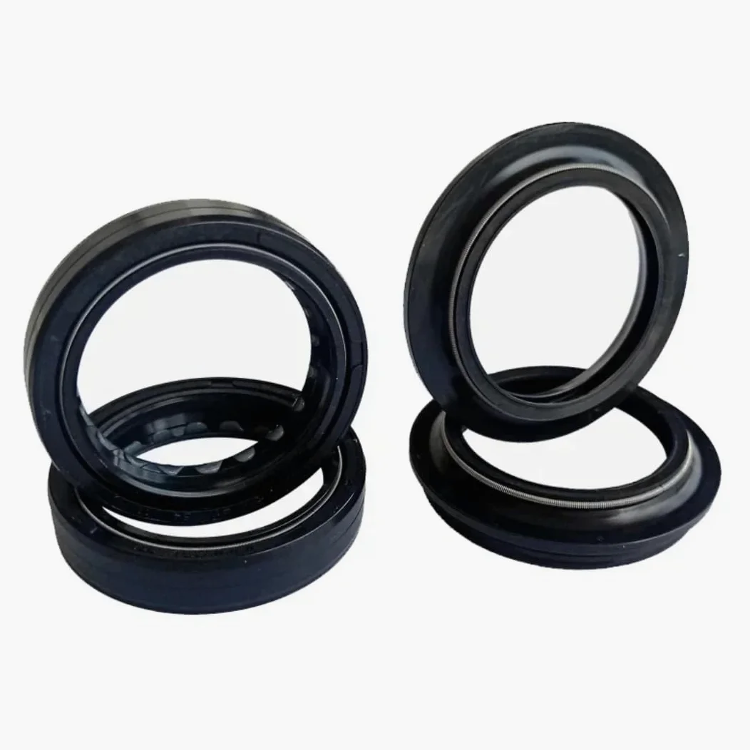 Retén Aceite para Harley-Davidson Touring FLHRI/FLHS/FLHT/FLST/FLT/FLTC/FLTRI 1340, Cubierta Antipolvo del Sello de Aceite de la Horquilla Delantera de 41x54x11mm