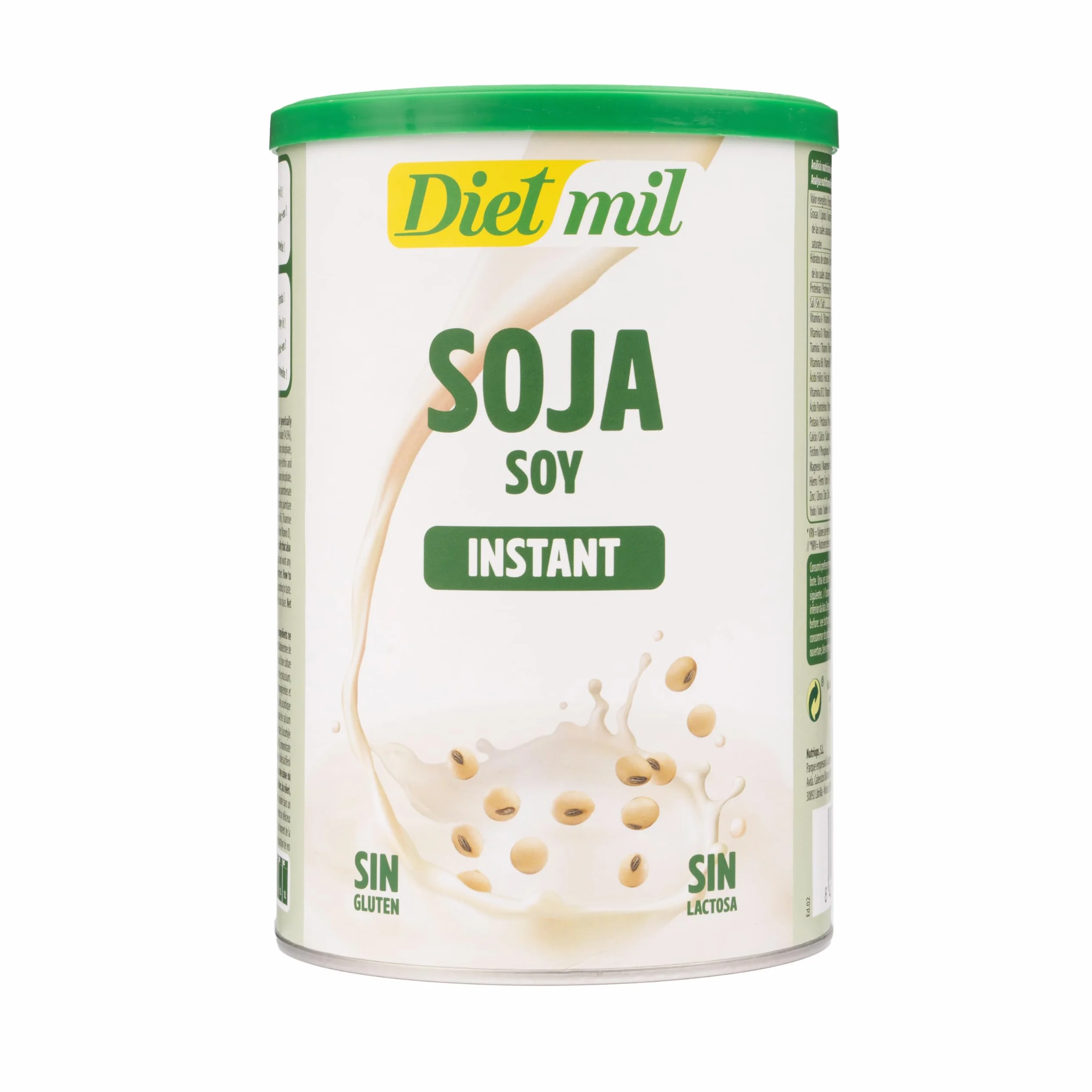 Naturgreen Dietmil Soja Calcium Instant Bio Bebida De Soja En Polvo 400 g