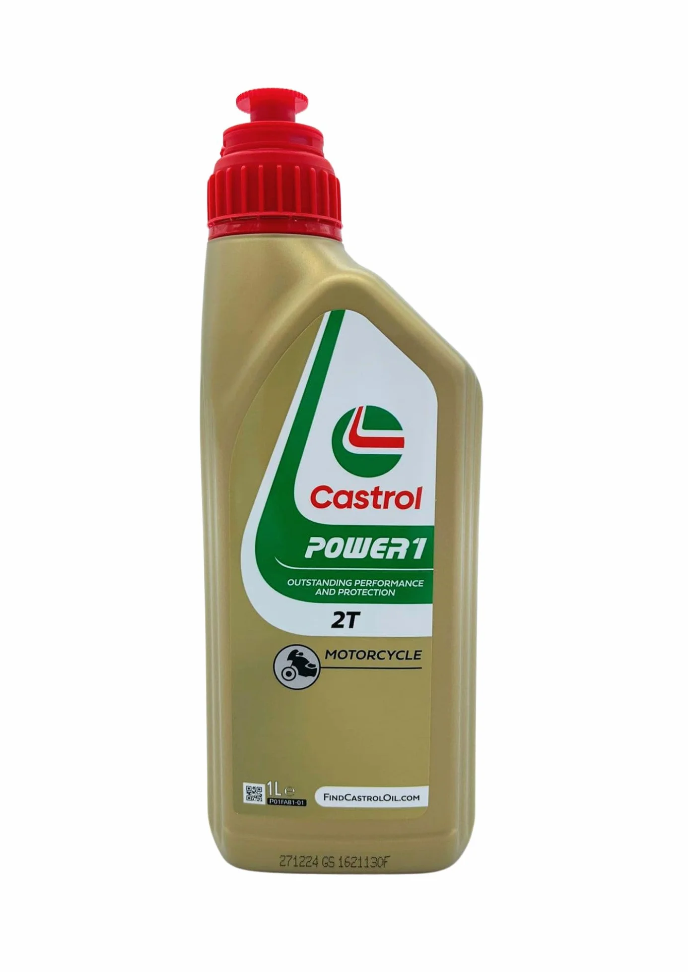 Aceite de motor de 2 tiempos Castrol Power 1 2T – Protección superior, fórmula antihumo, 9 x 1 l.