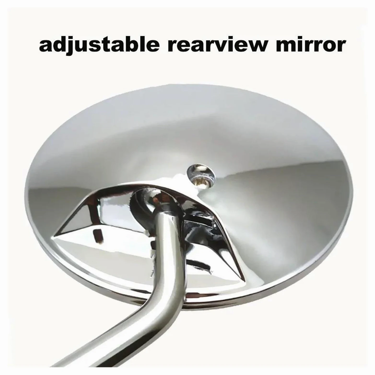 espejos laterales moto Espejos Motocicleta Espejo Retrovisor Adaptadores 8mm Redondo Ovalado Convexo
