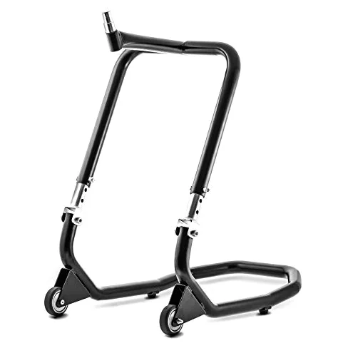 Caballete Moto Delantero a tija ConStands V5 Negro con Pin 21mm