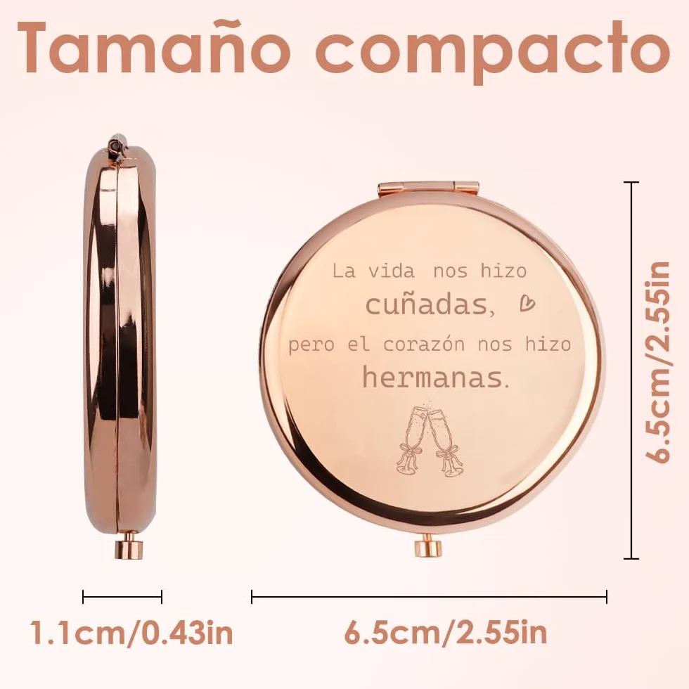 Regalo para Cuñada Espejos Compactos Original