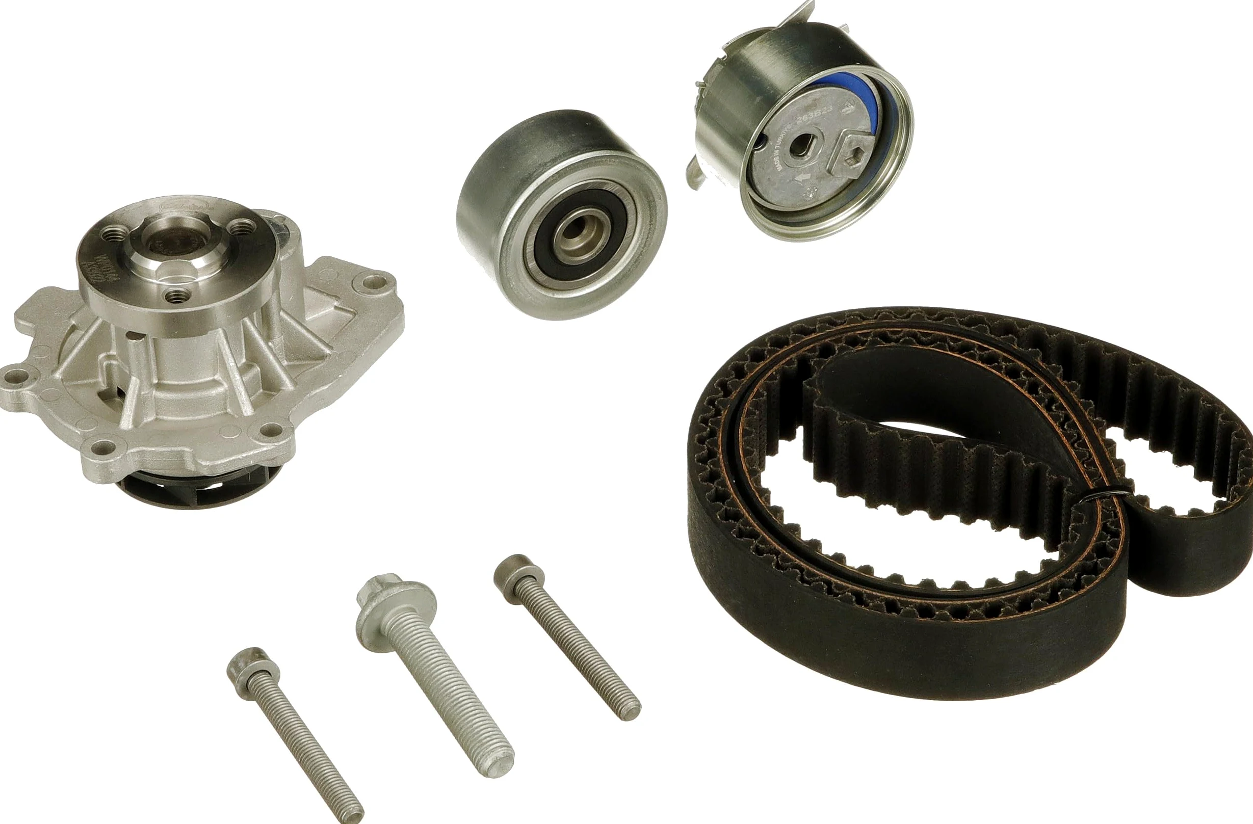 GATES KP15603XS Bomba de agua + kit de correa de distribución Número de dientes: 146 24 mm con bomba de agua Compatible con OPEL Corsa D Hatchback S07 Insignia A Sports Tourer G09