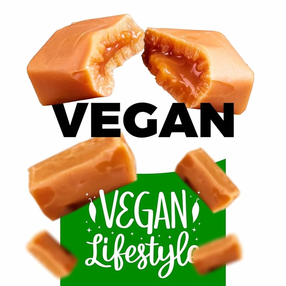 Mr Fudgesto Sweets Dulce de Caramelo Tradicional Vegano Salado Caja 250g Gourmet
