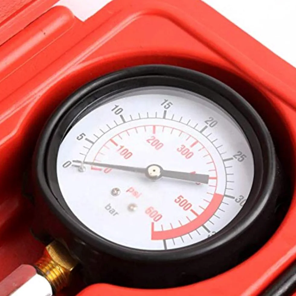 Comprobador de pérdida de presión 0 – 40 bar para motores diésel de gasolina para coches y motocicletas, herramientas de motor, accesorios