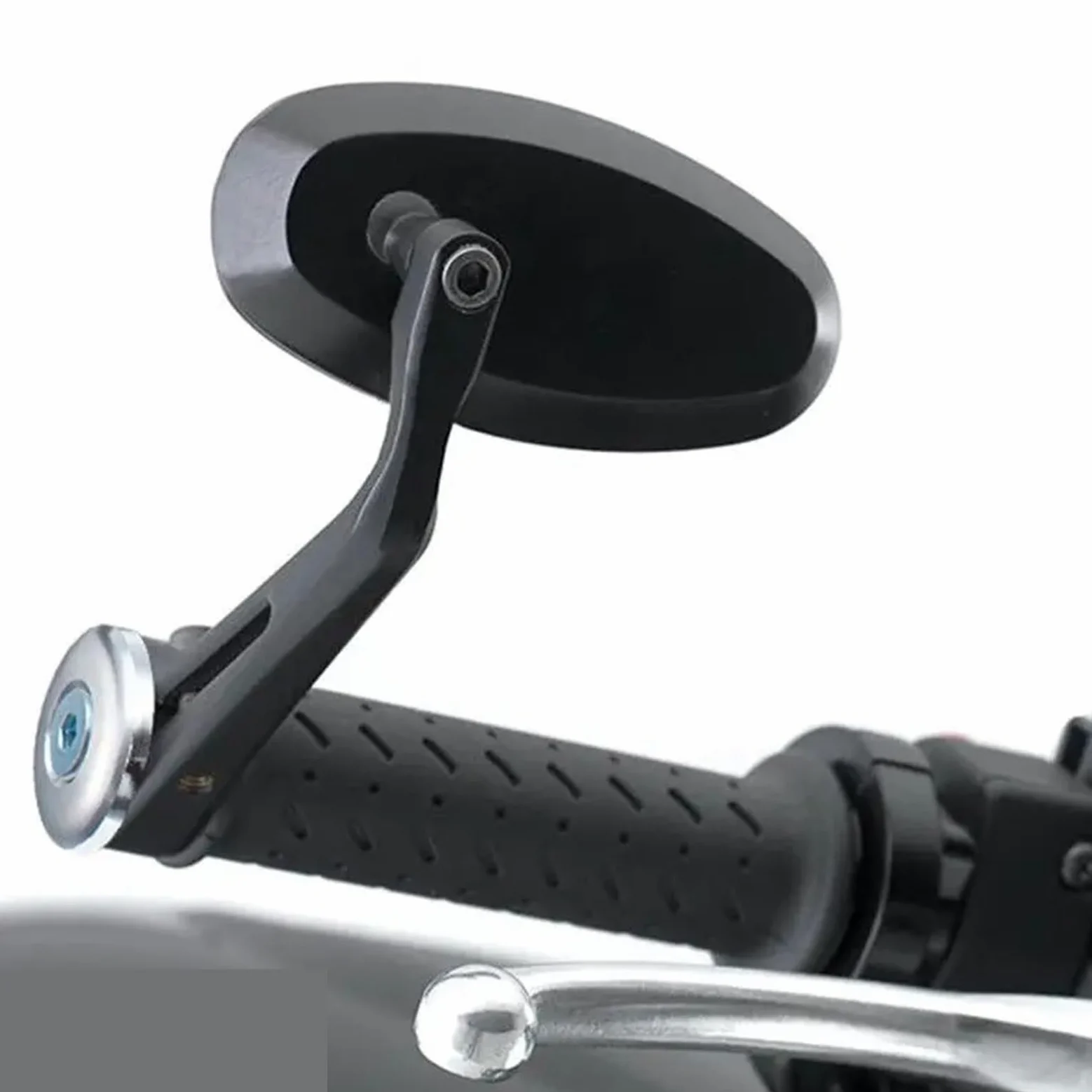 Retrovisor manillar scooter Espejos Retrovisores Laterales Con Extremo De Barra Mango 7/8 "para Bobber, Motocicleta Universal