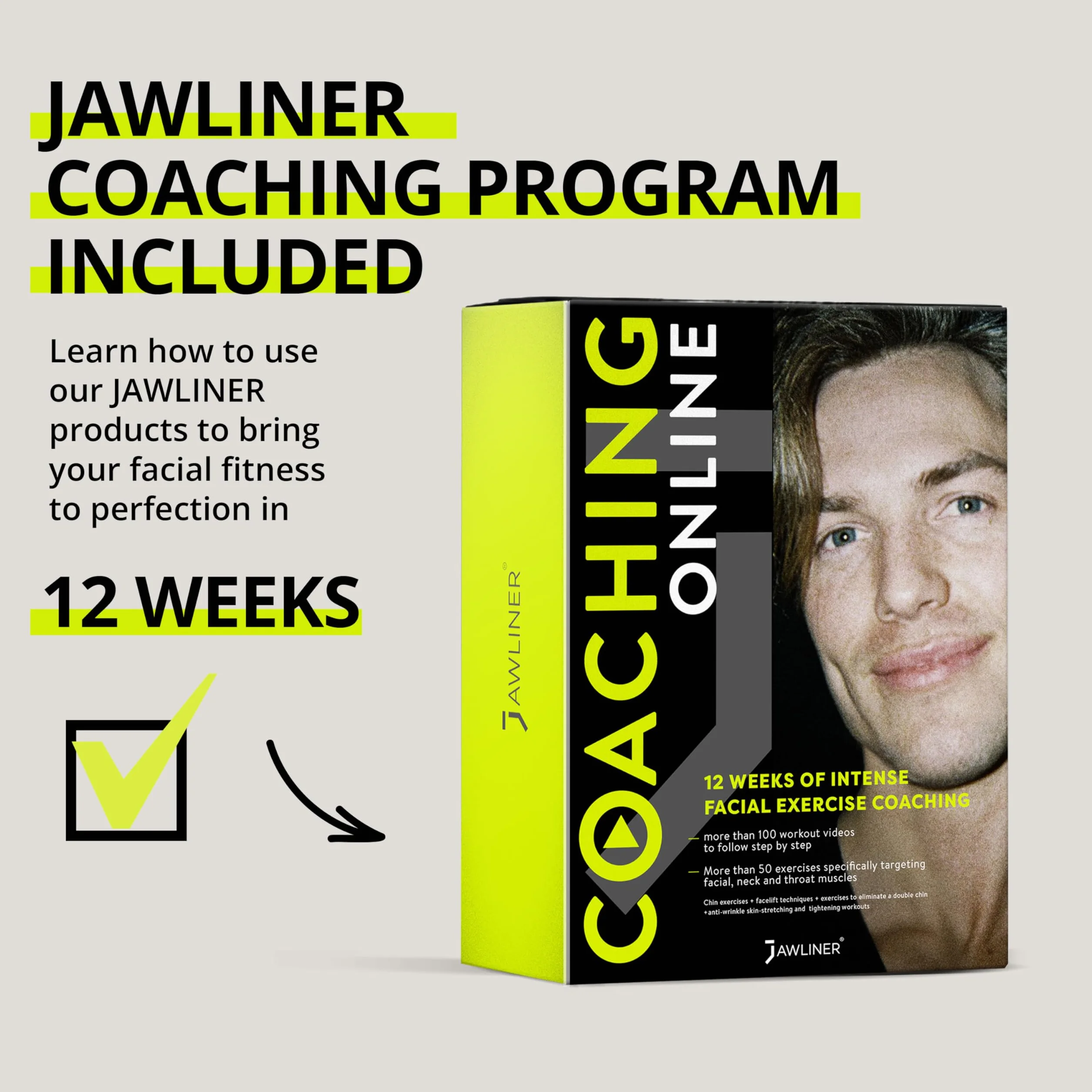 Jawliner Goma de mascar dura para entrenamiento de resistencia a la masticación