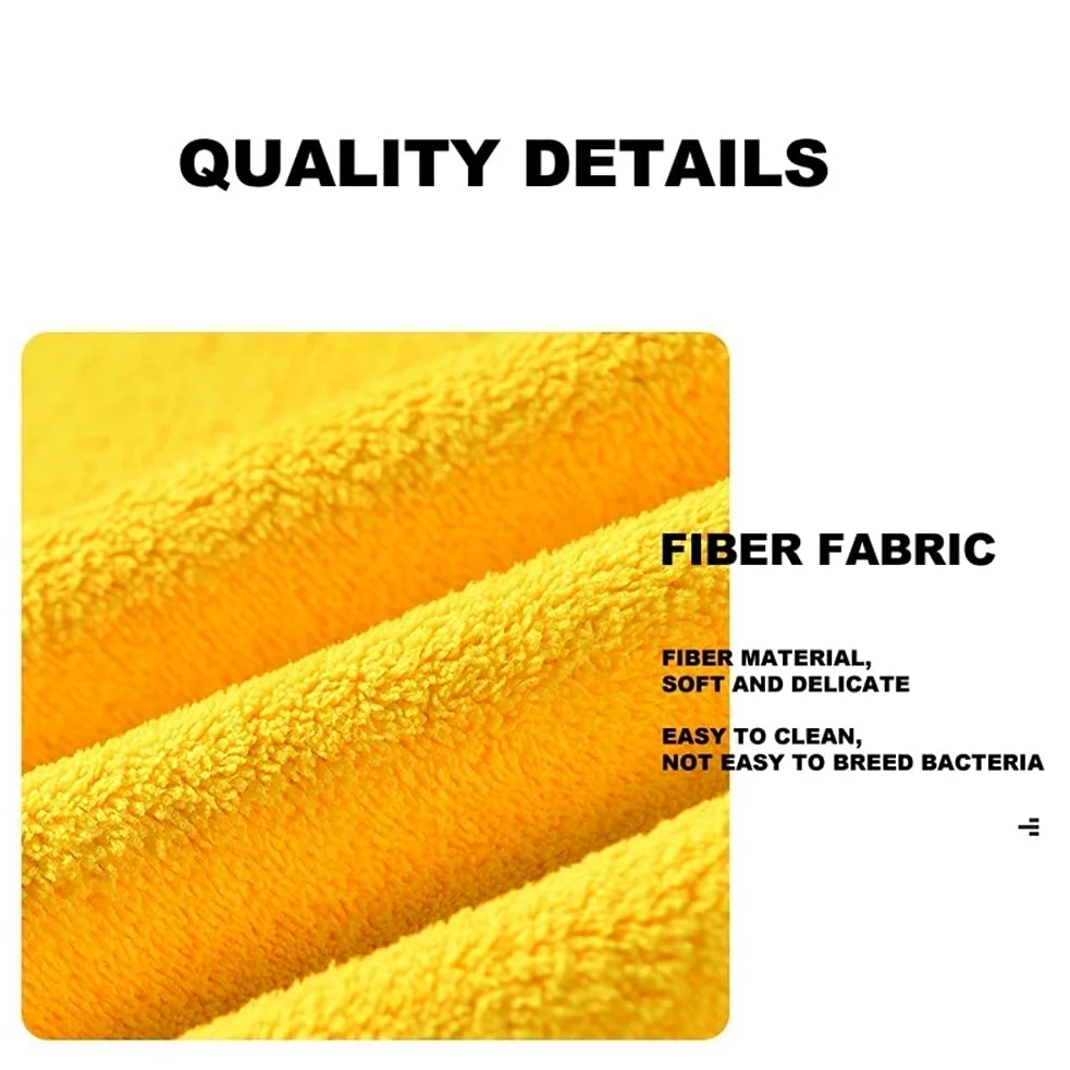 Toalla seca Toalla de microfibra para lavado de autos Paño de microfibra para detalles automáticos Toalla de limpieza para autos Paño de secado Cuidado de autos para detalles automáticos (Color : Car