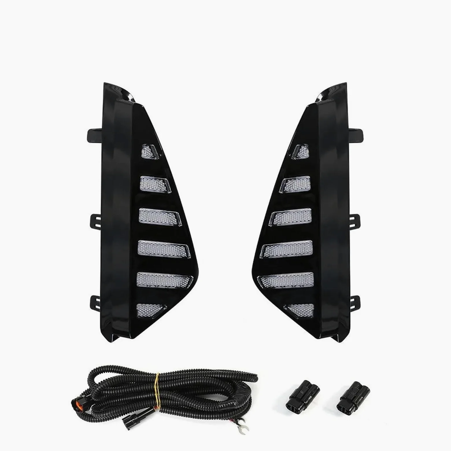 Genérico Antiniebla Delantero Para Nissan Para Sentra Para Sylphy 2023 2024 Luces Diurnas LED DRL Señal Giro Lámpara Antiniebla Coche 12V Luces Antiniebla Coche