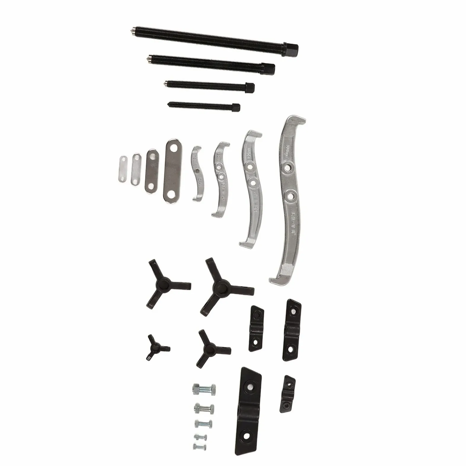 Ausla Juego de Separadores de Rodamientos CRV Kit de Extractor de Bujes de Engranajes 72 Piezas con 2 y 3 Extractores de Mandíbulas 3 Pulgadas 4 Pulgadas 6 8 para Mecánicos de Reparación de