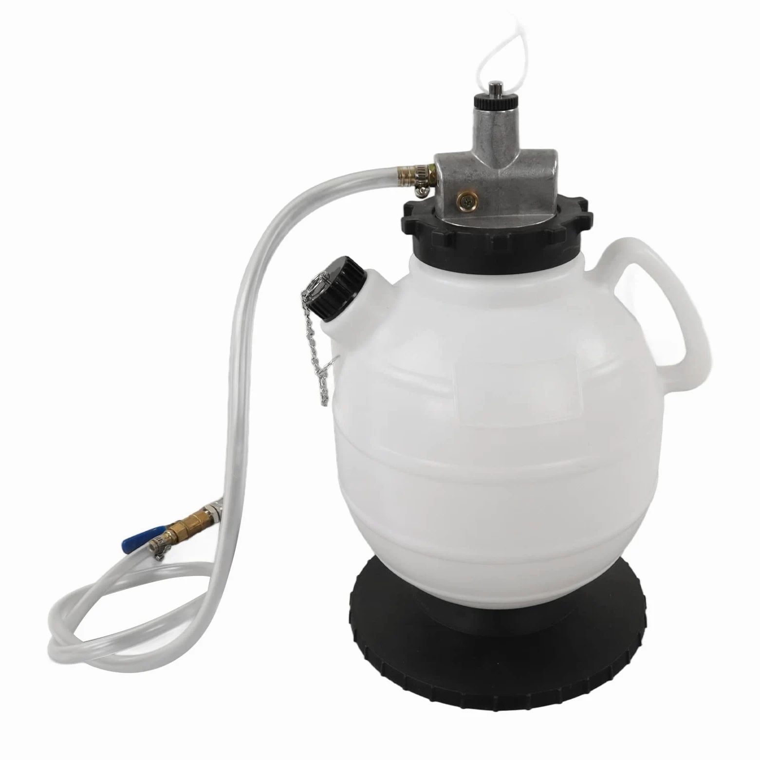 Herramienta de Llenado de Aceite de Transmisión, Herramienta de Llenado de Aceite de Transmisión Automática Manual de 7.5L con Adaptador ATF de 15 Piezas a Prueba de Fugas