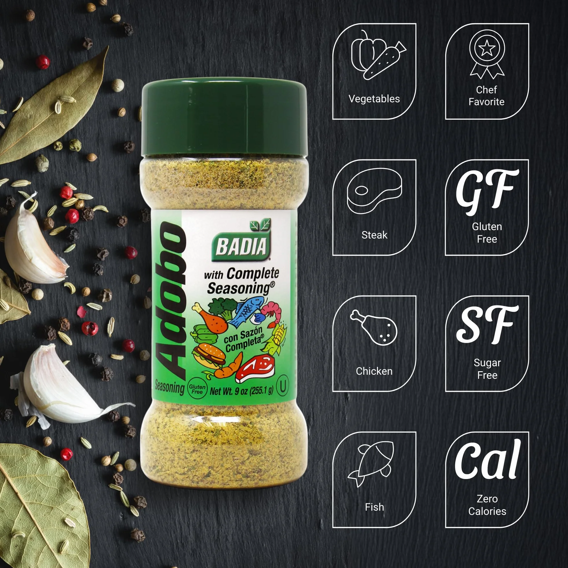 Badia Adobo con condimento completo 255.1g