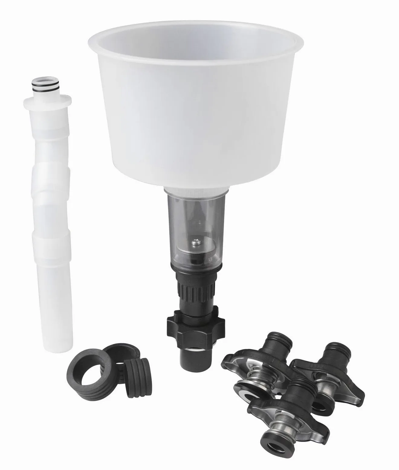 Clas AC1009 Kit Embudo de Llenado de Refrigerante, Multicolor, 25 Piezas