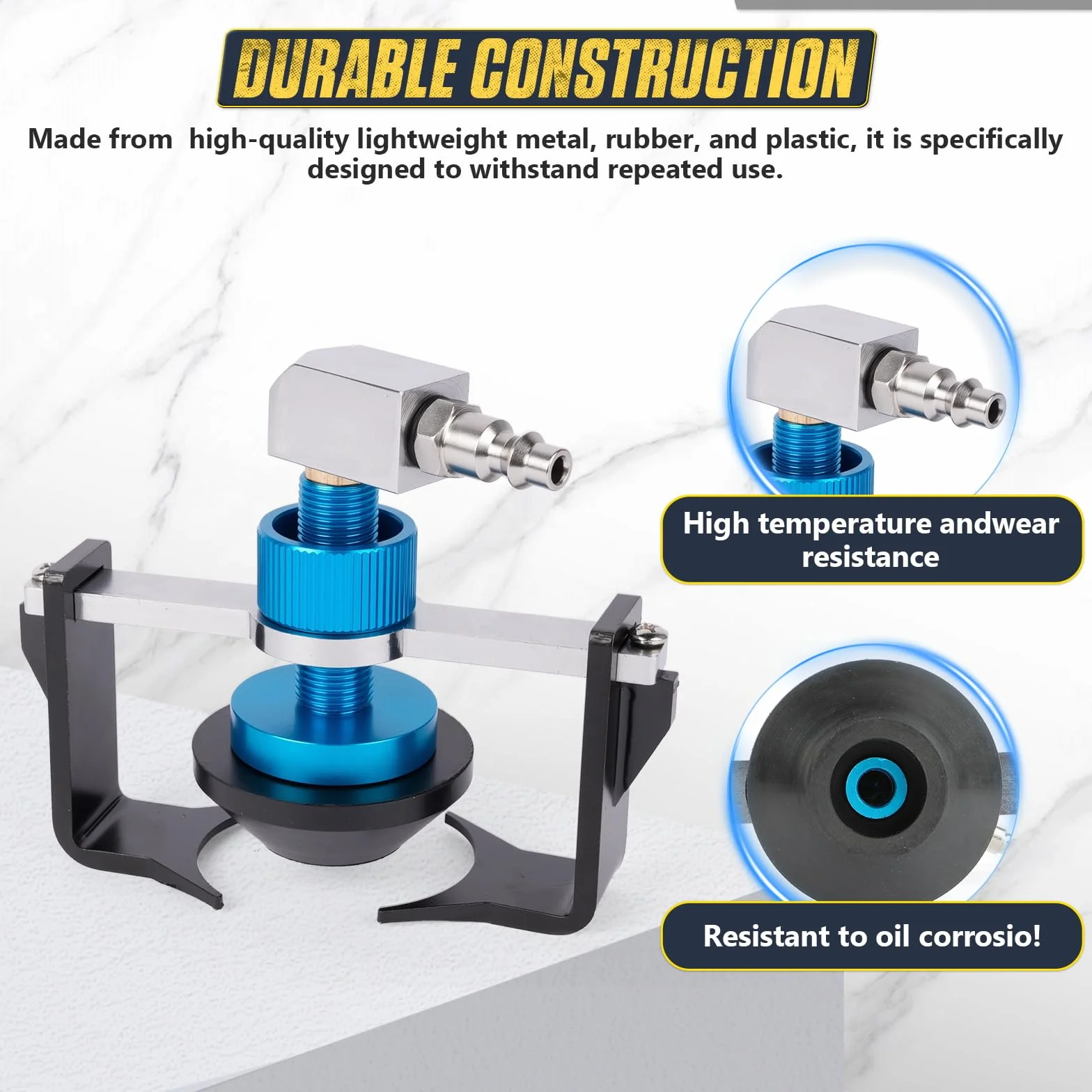 Adaptador Universal para depósito de líquido de Frenos 22-58 mm, 4 acoplamientos rápidos EU/US//Métrico/Japón para Buick, Cadillac, Chevrolet, Mazda, Honda, Toyota etc, Anillo de Sellado antifugas