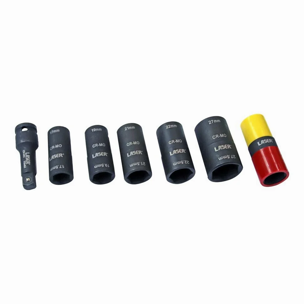LASER TOOLS 8698 Conjunto de llave de cruz para ruedas